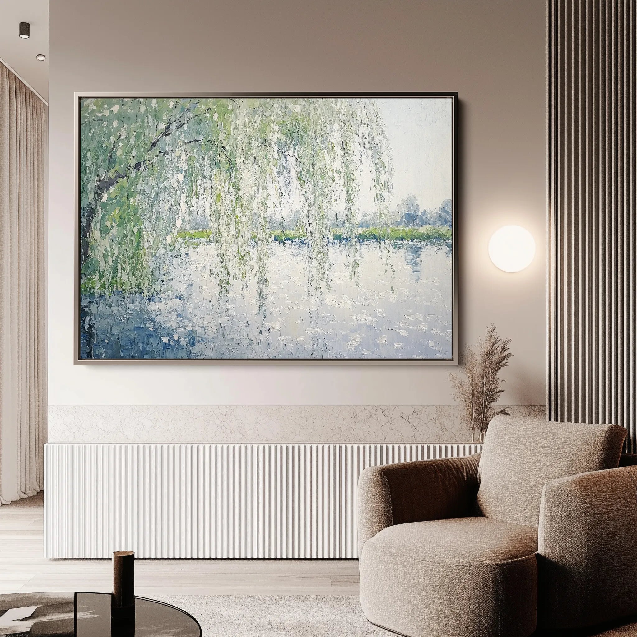 Landscape 276 Canvas Art 18" x 24" / 45 x 60 cm / Black