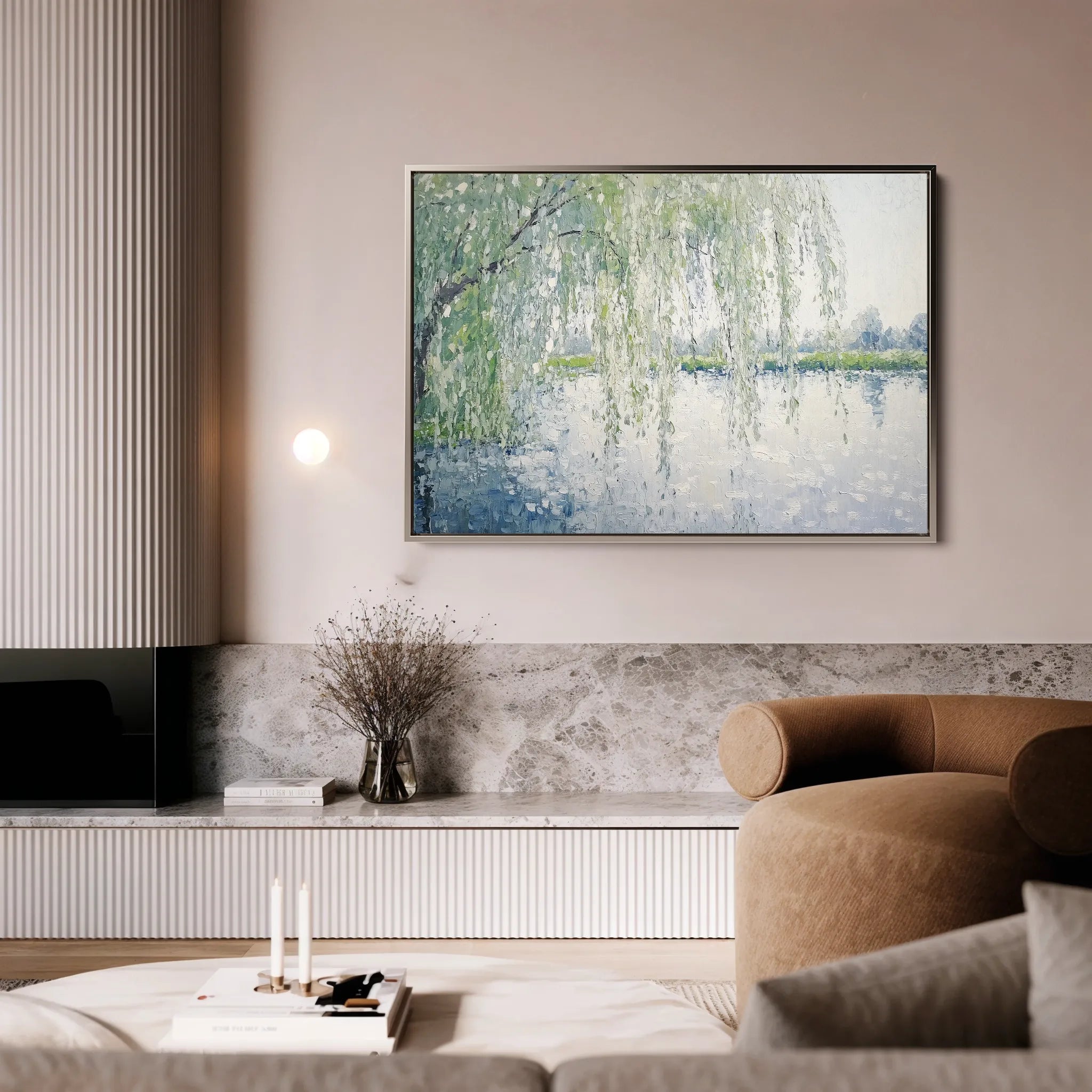 Landscape 276 Canvas Art 18" x 24" / 45 x 60 cm / Black