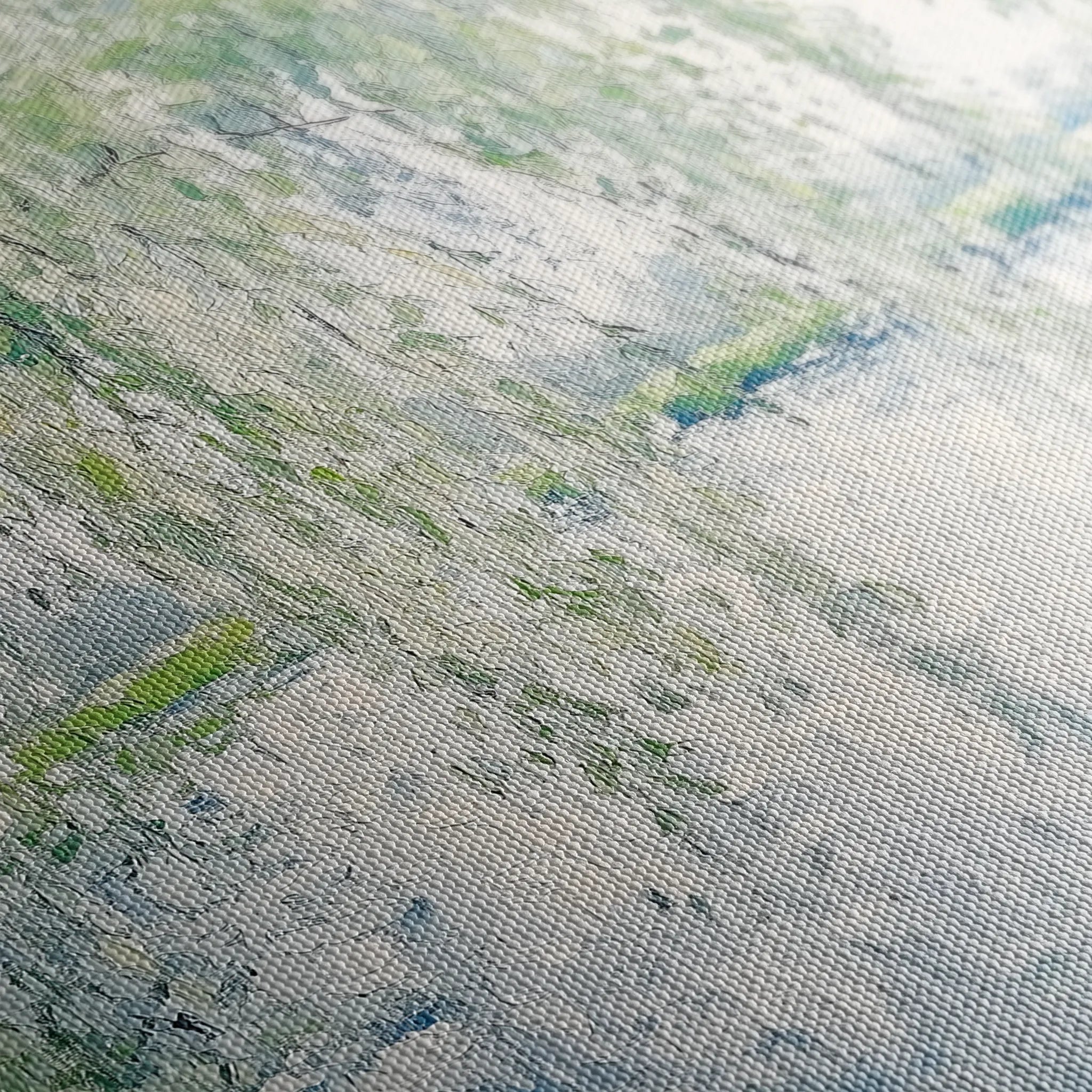 Landscape 276 Canvas Art 18" x 24" / 45 x 60 cm / Black