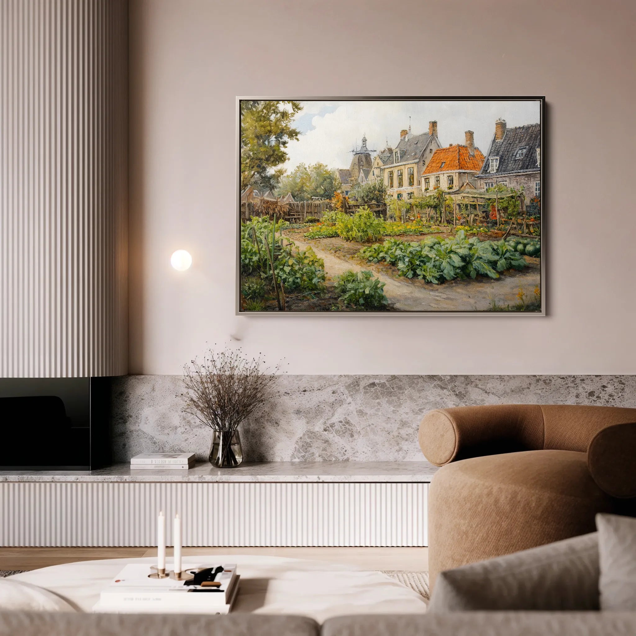 Landscape 278 Canvas Art 18" x 24" / 45 x 60 cm / Black