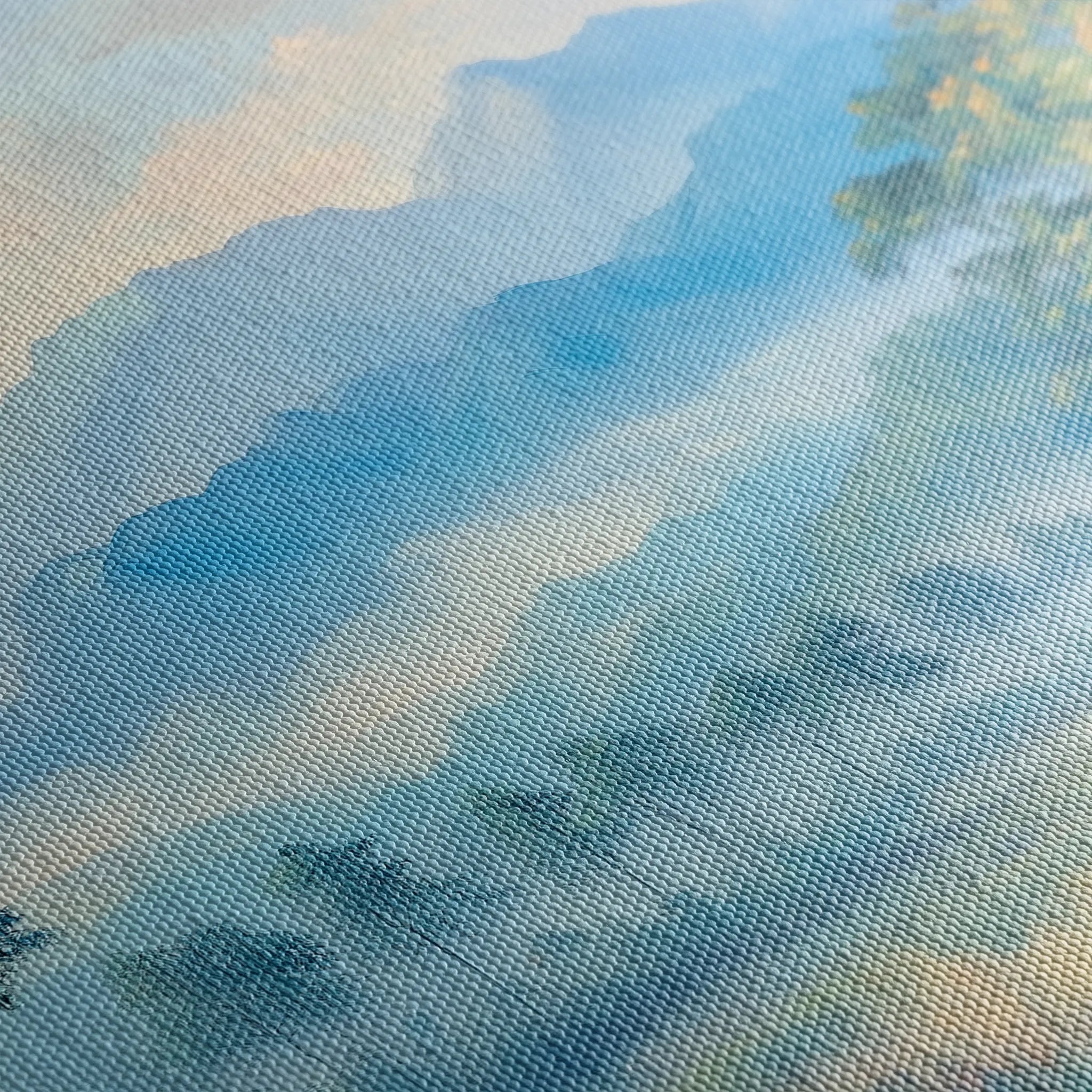 Landscape 279 Canvas Art 18" x 24" / 45 x 60 cm / Black