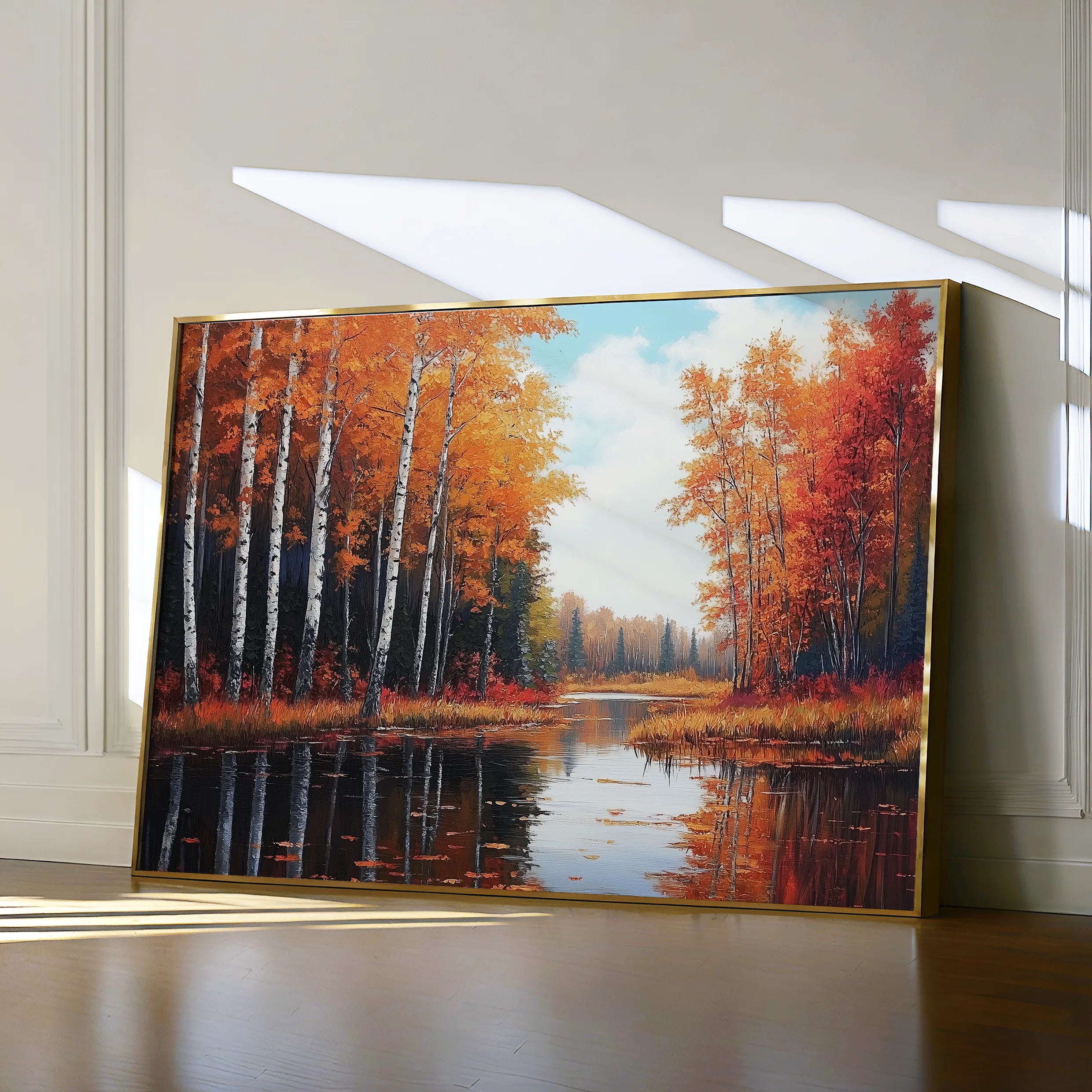 Landscape 280 Canvas Art 18" x 24" / 45 x 60 cm / Black