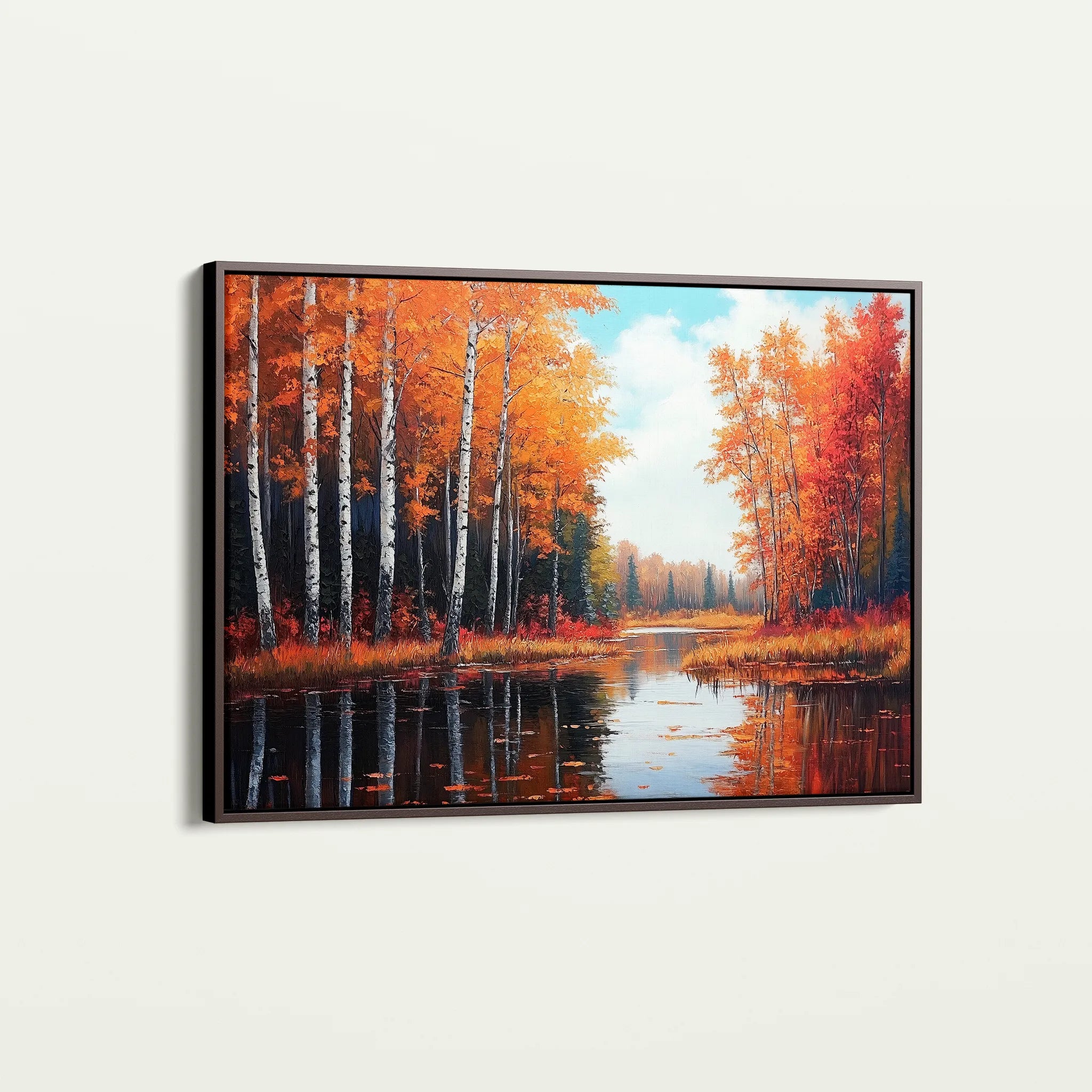 Landscape 280 Canvas Art 18" x 24" / 45 x 60 cm / Black