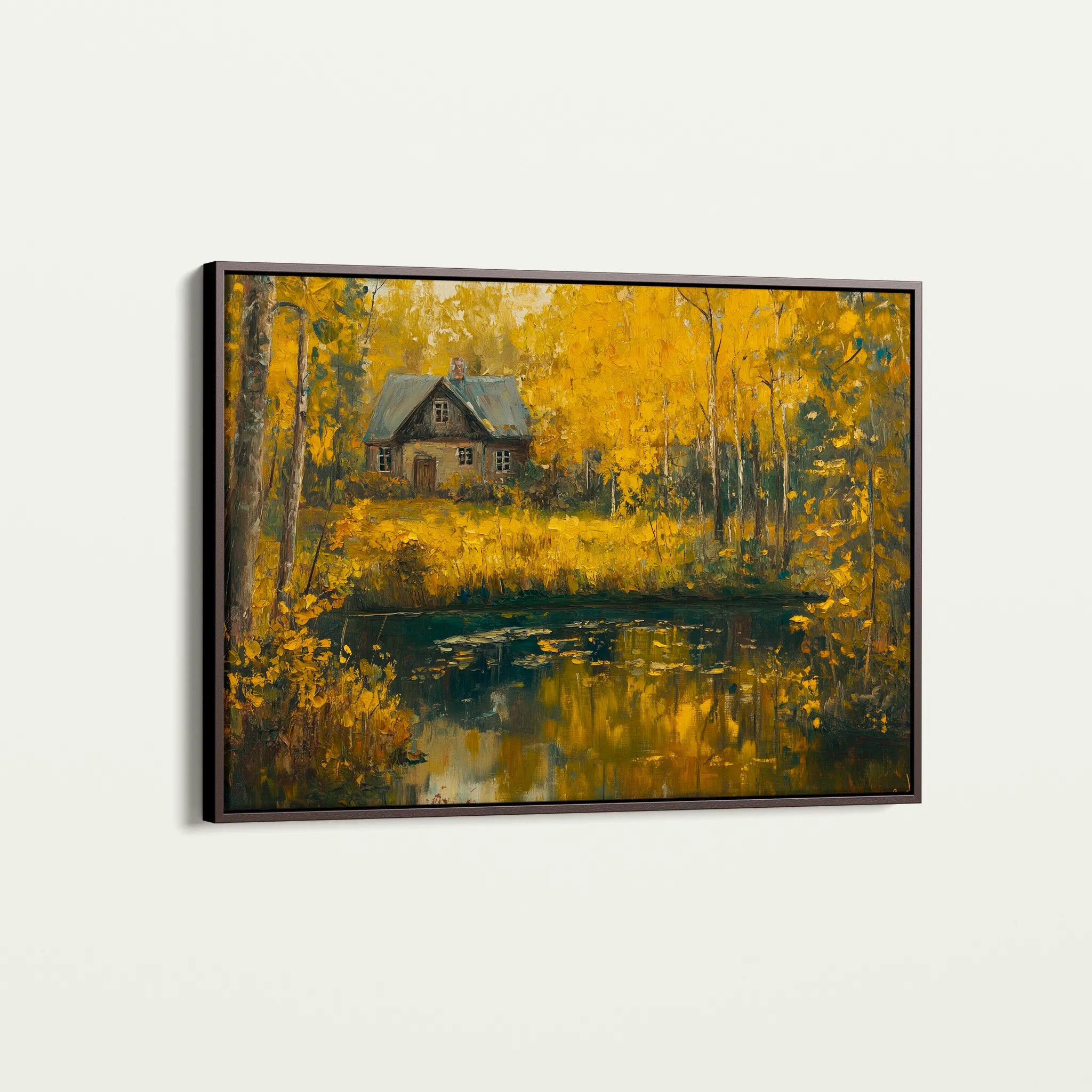 Landscape 282 Canvas Art 18" x 24" / 45 x 60 cm / Black