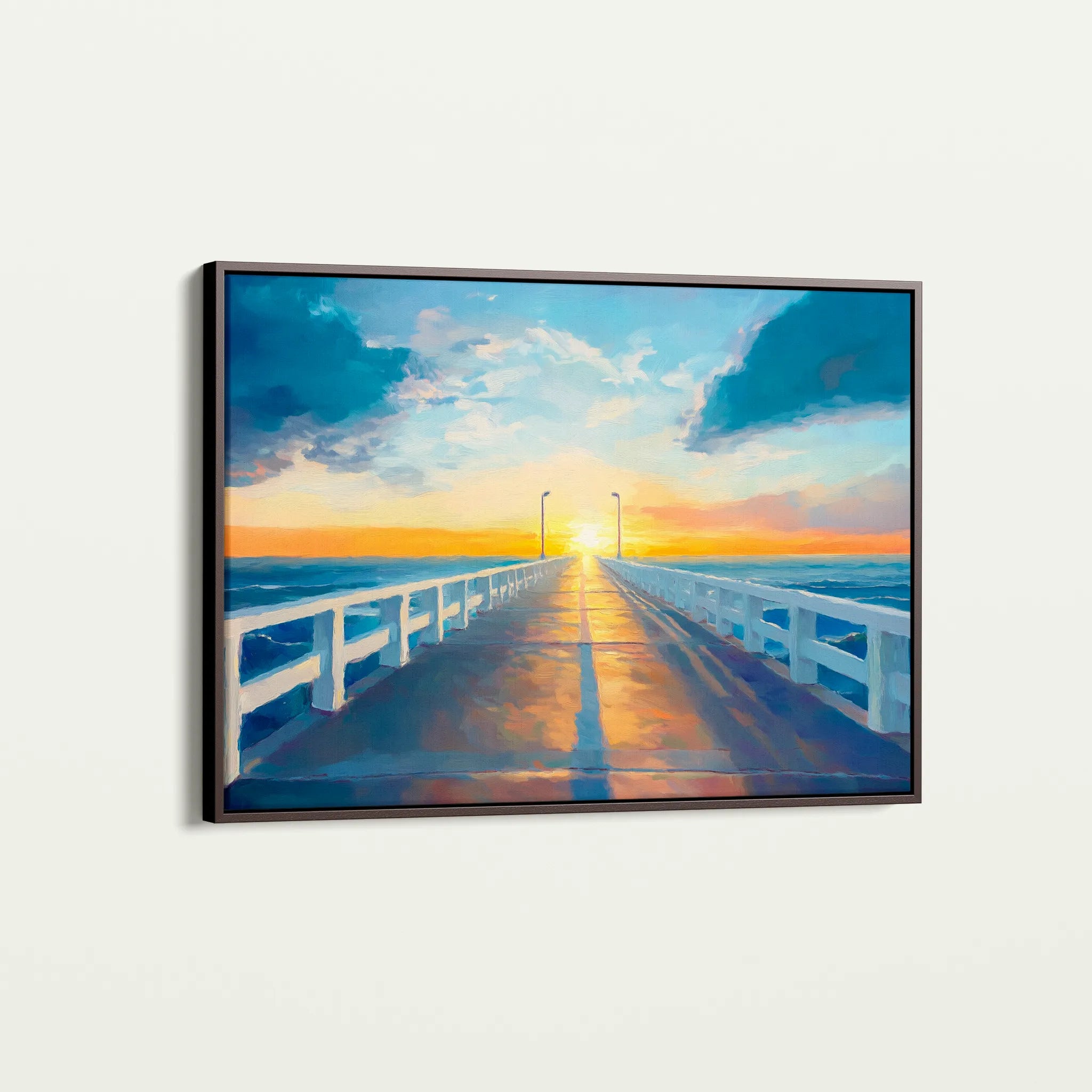 Landscape 283 Canvas Art 18" x 24" / 45 x 60 cm / Black