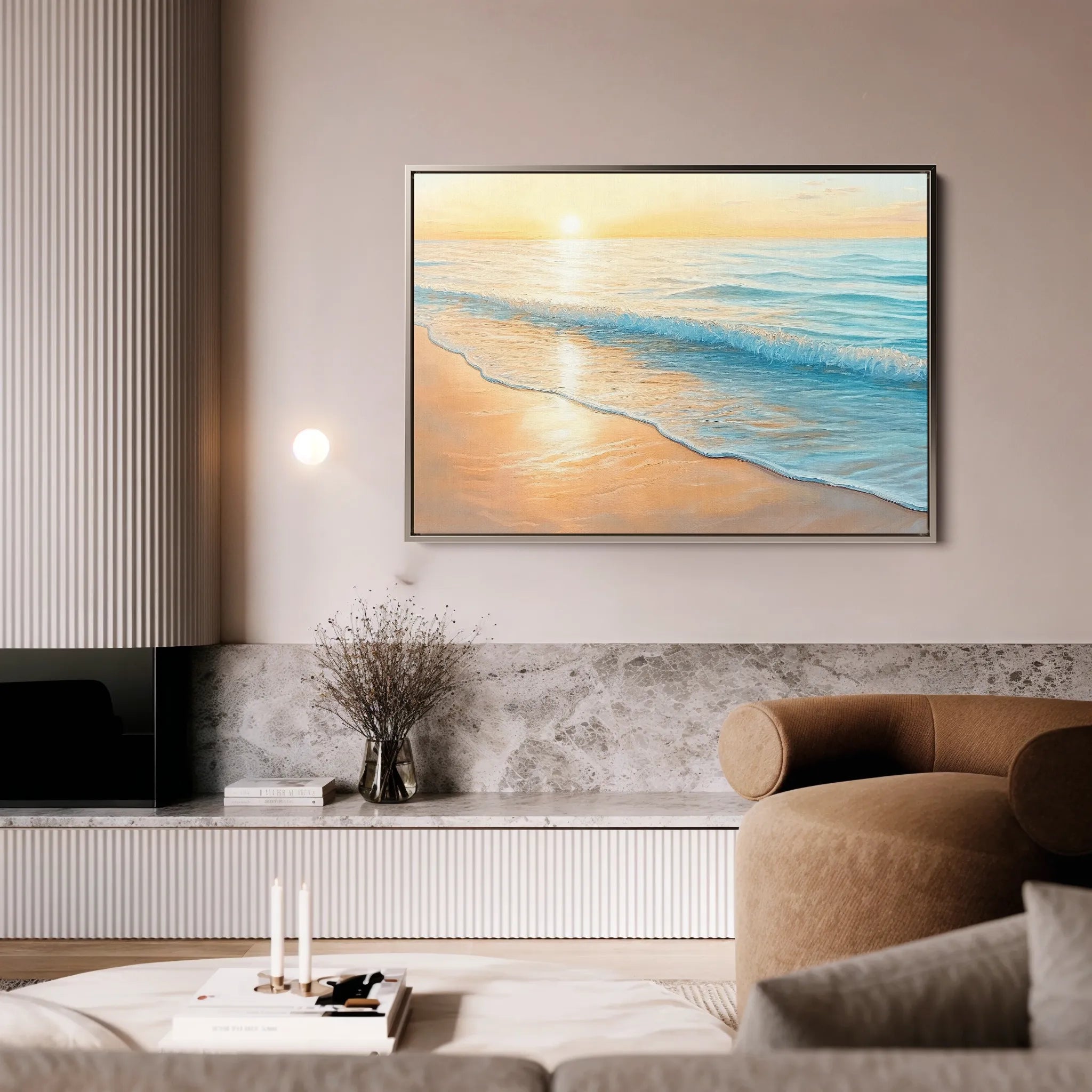 Landscape 284 Canvas Art 18" x 24" / 45 x 60 cm / Black