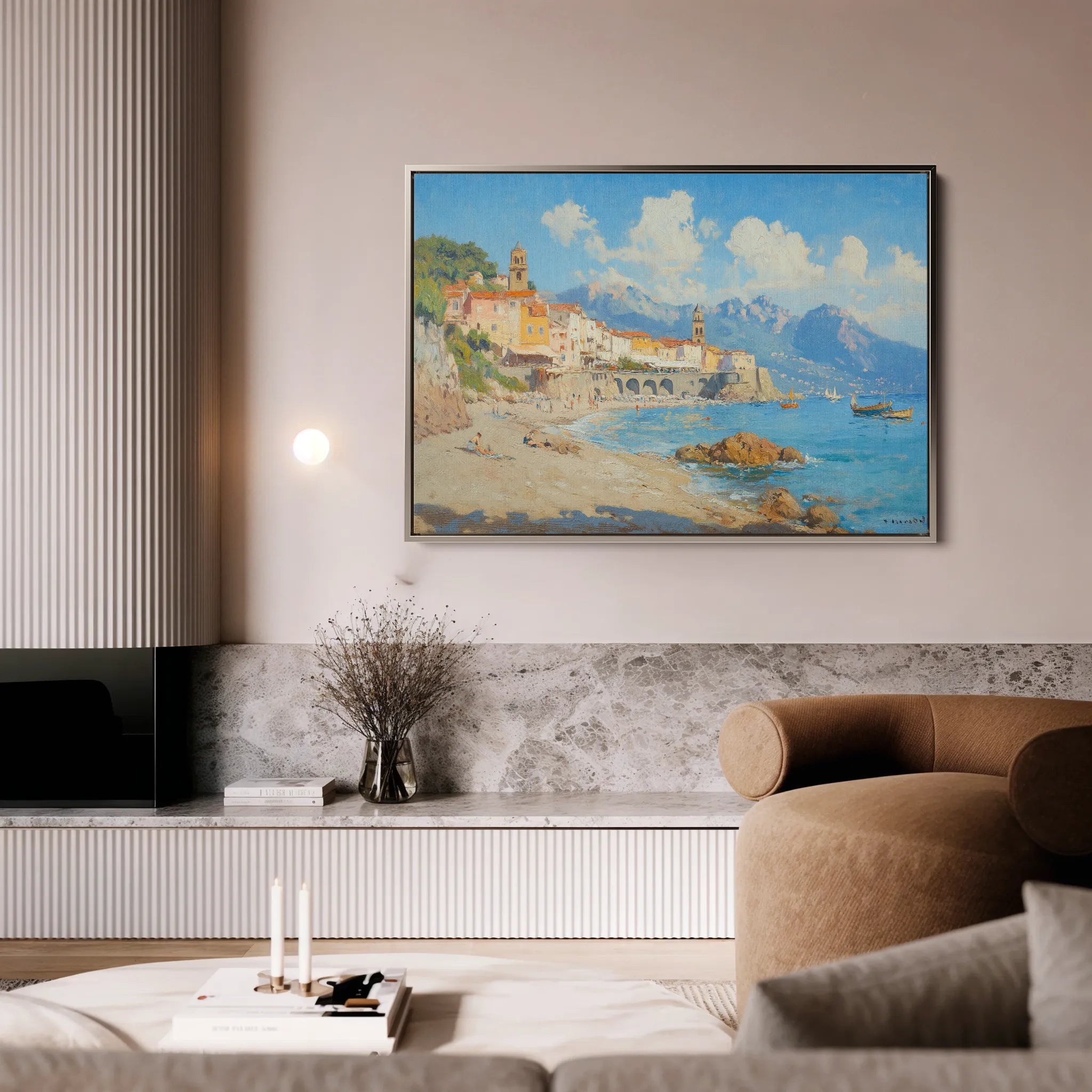 Landscape 285 Canvas Art 18" x 24" / 45 x 60 cm / Black