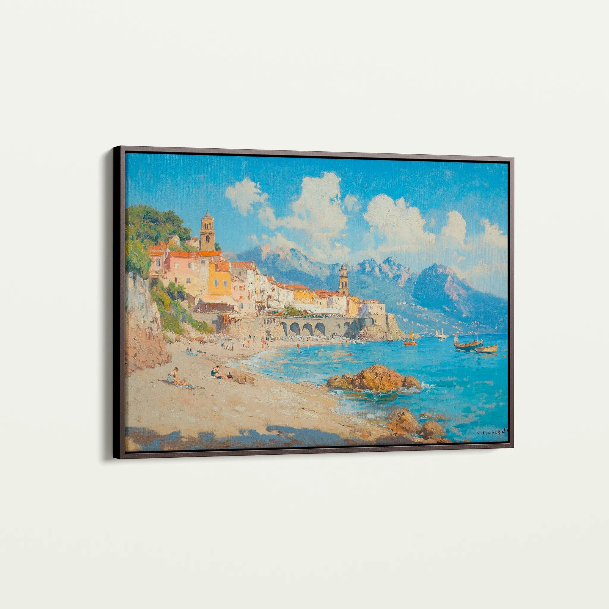 Landscape 285 Canvas Art 18" x 24" / 45 x 60 cm / Black