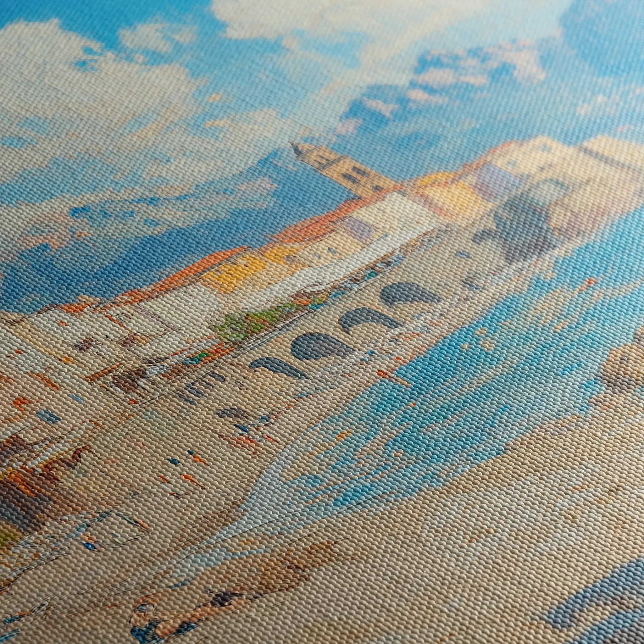 Landscape 285 Canvas Art 18" x 24" / 45 x 60 cm / Black
