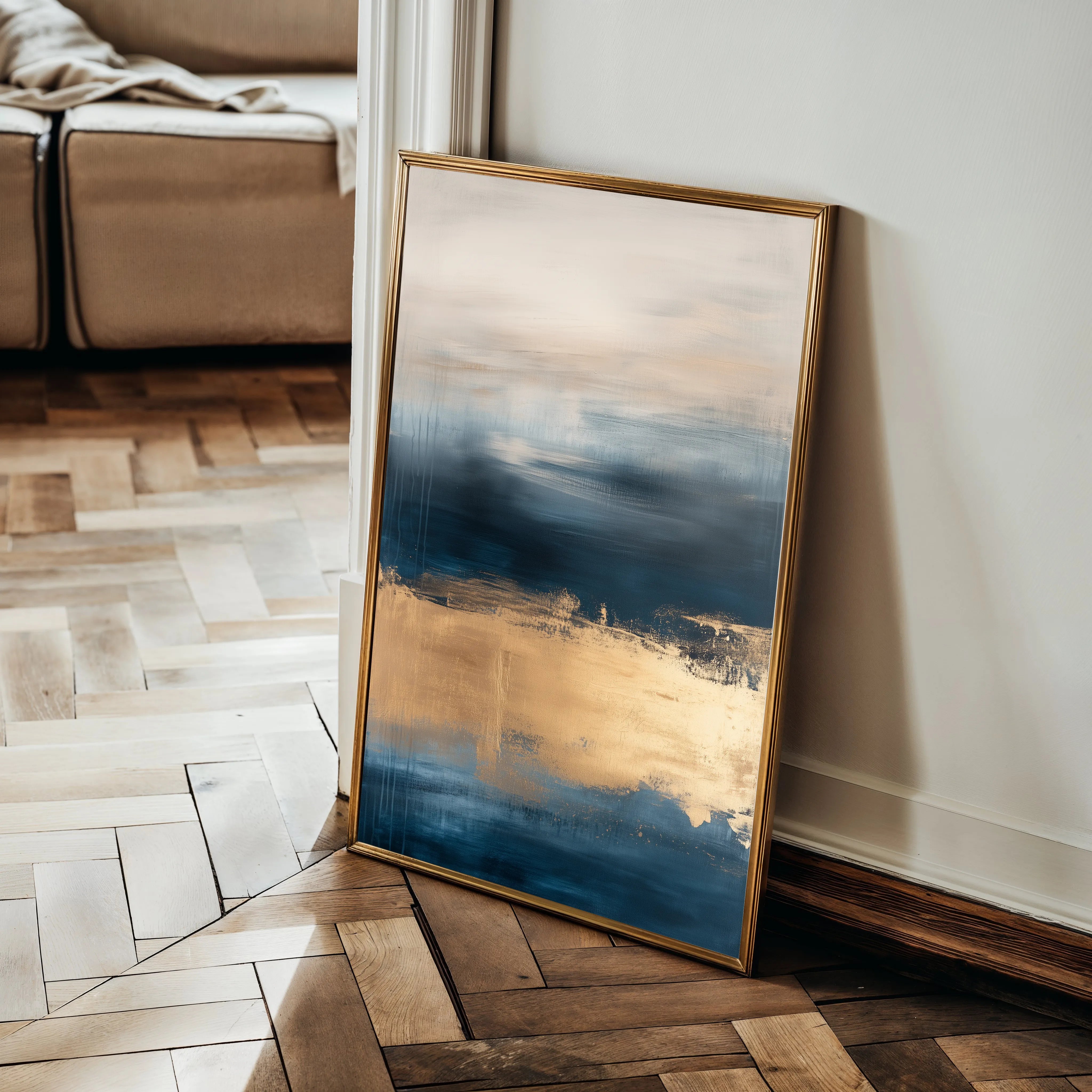 Abstract 286 Canvas Art 18" x 24" / 45 x 60 cm / Black