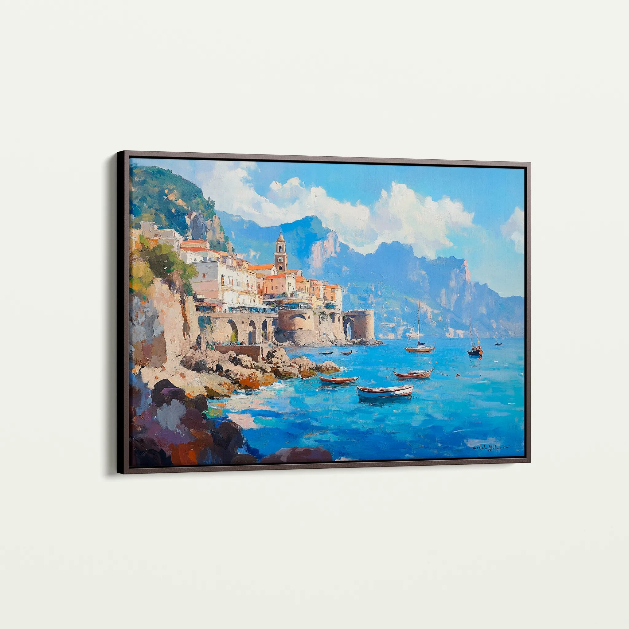 Landscape 286 Canvas Art 18" x 24" / 45 x 60 cm / Black