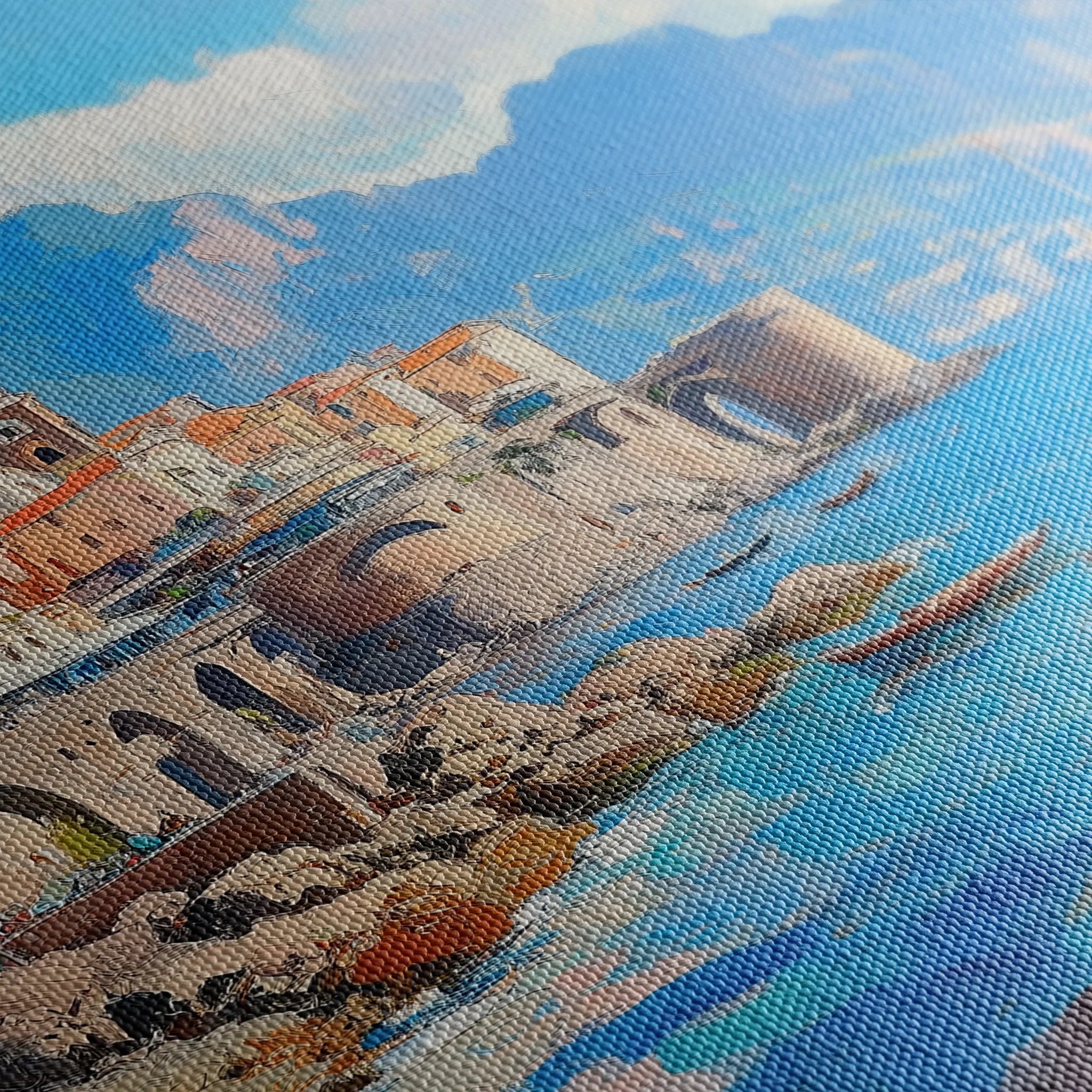 Landscape 286 Canvas Art 18" x 24" / 45 x 60 cm / Black