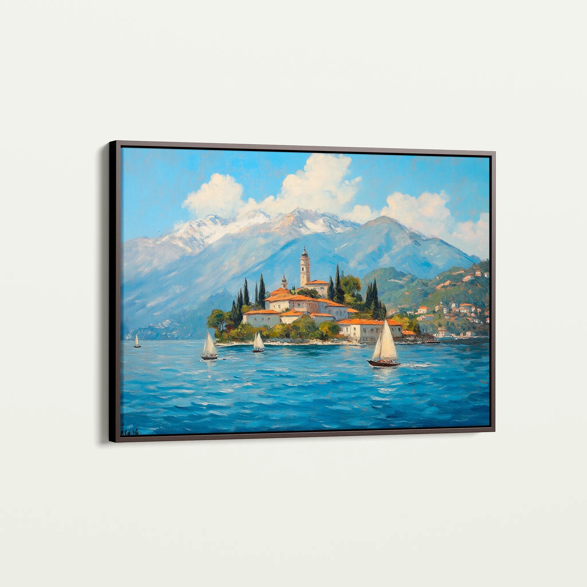 Landscape 287 Canvas Art 18" x 24" / 45 x 60 cm / Black