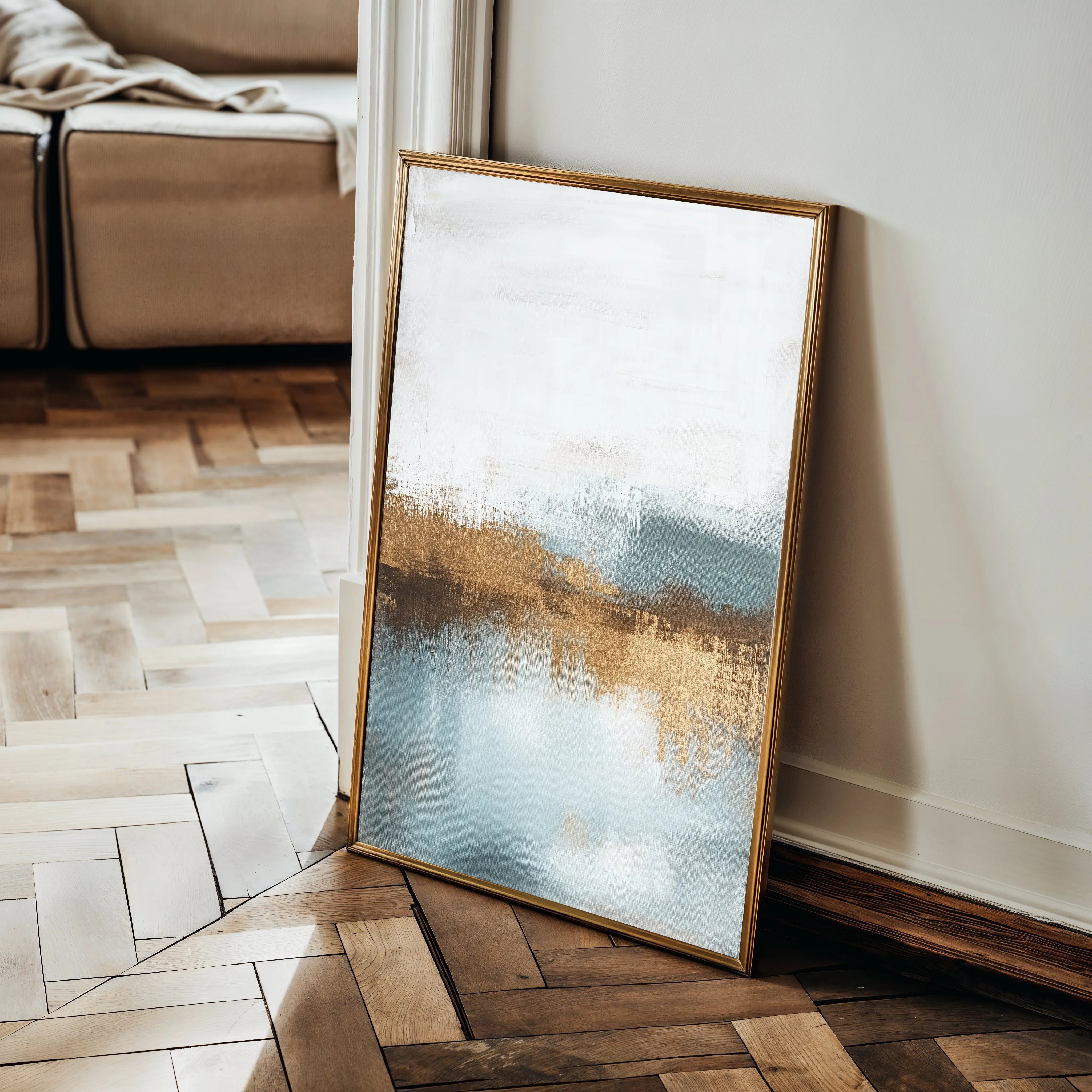 Abstract 288 Canvas Art 18" x 24" / 45 x 60 cm / Black