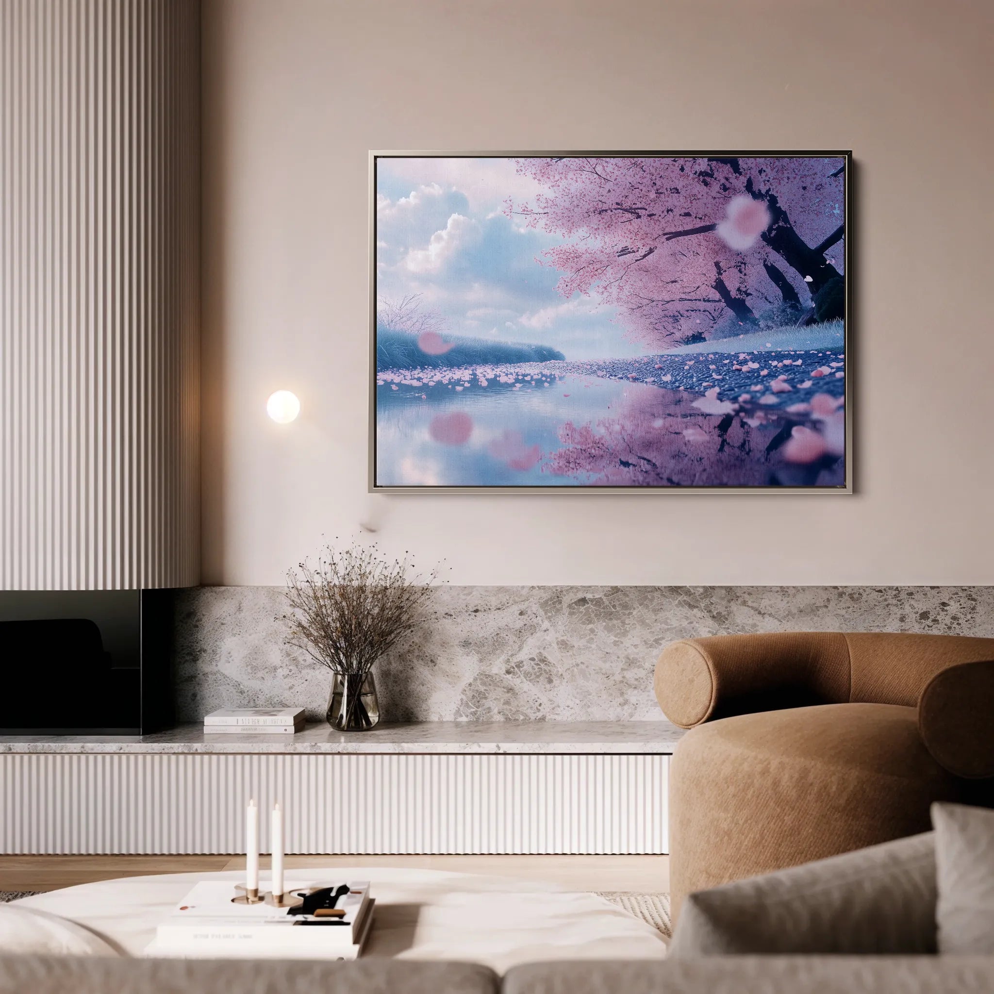 Landscape 289 Canvas Art 18" x 24" / 45 x 60 cm / Black