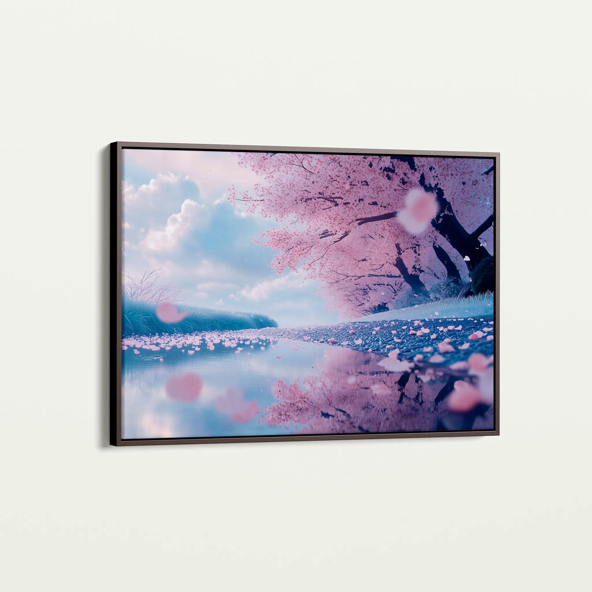 Landscape 289 Canvas Art 18" x 24" / 45 x 60 cm / Black