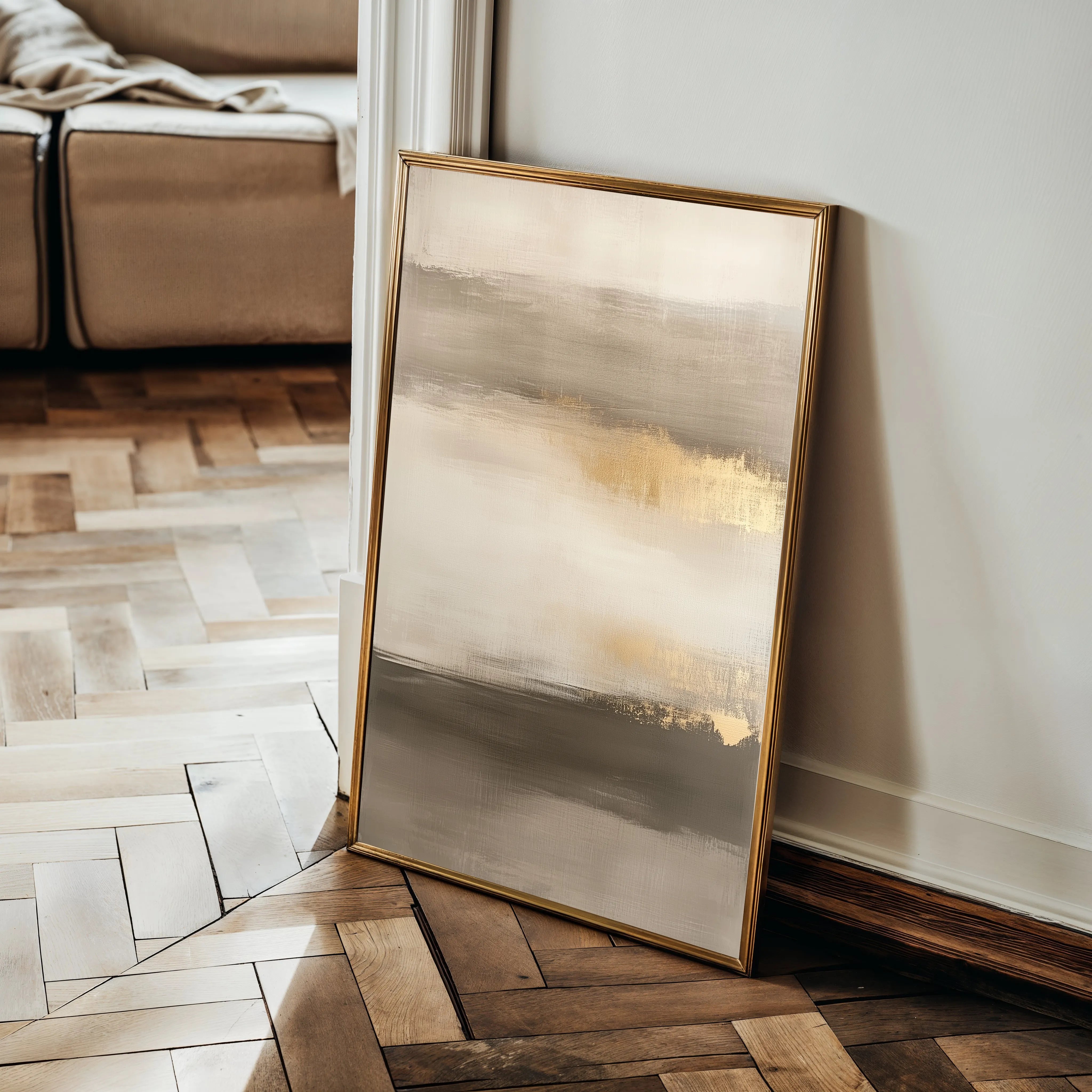Abstract 290 Canvas Art 18" x 24" / 45 x 60 cm / Black
