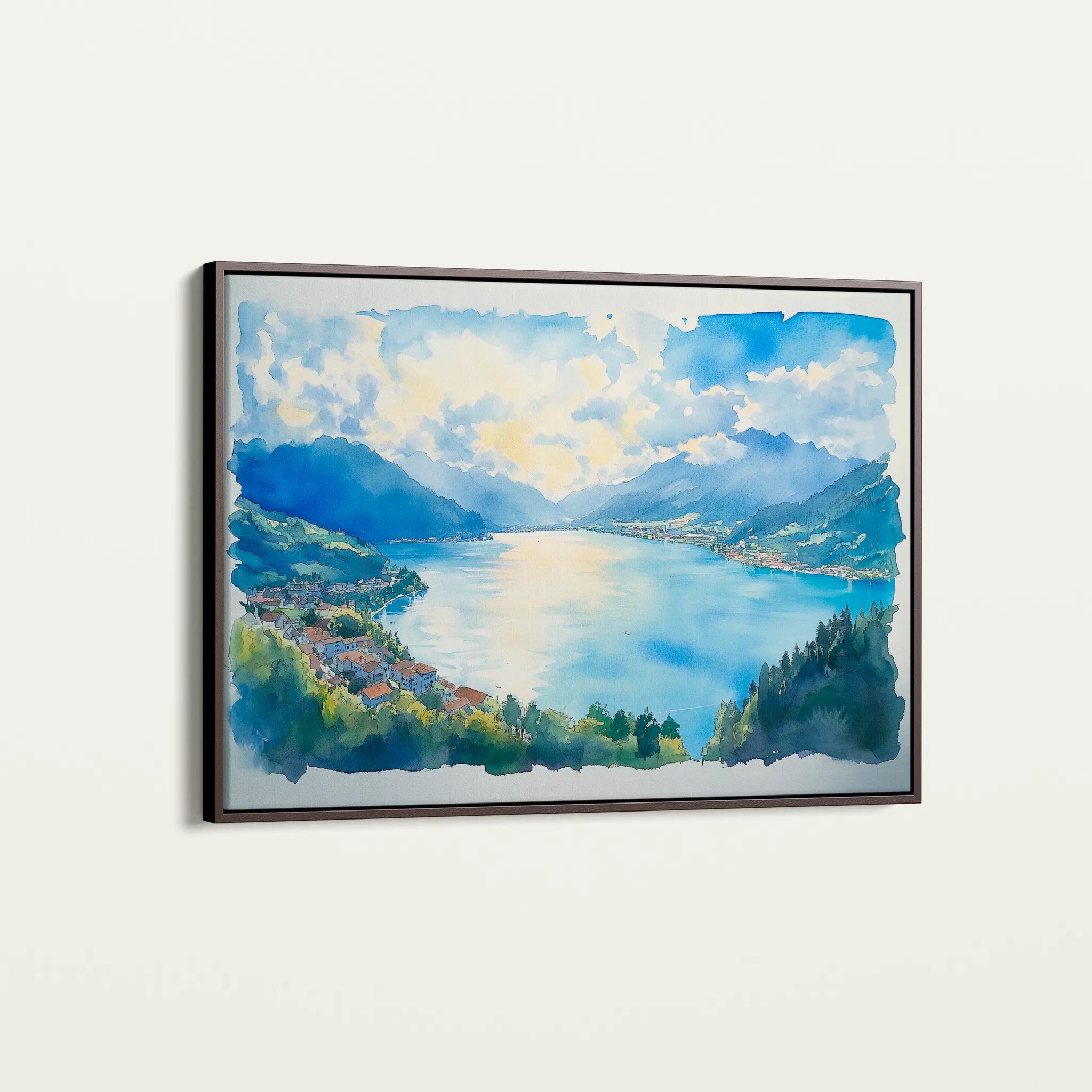 Landscape 290 Canvas Art 18" x 24" / 45 x 60 cm / Black