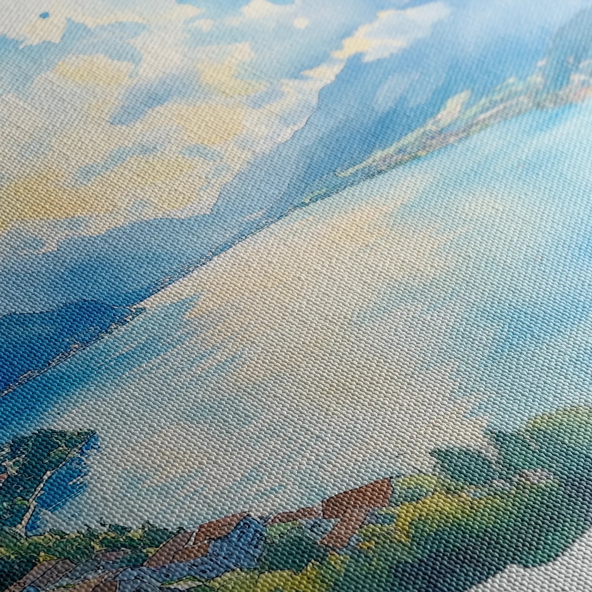 Landscape 290 Canvas Art 18" x 24" / 45 x 60 cm / Black