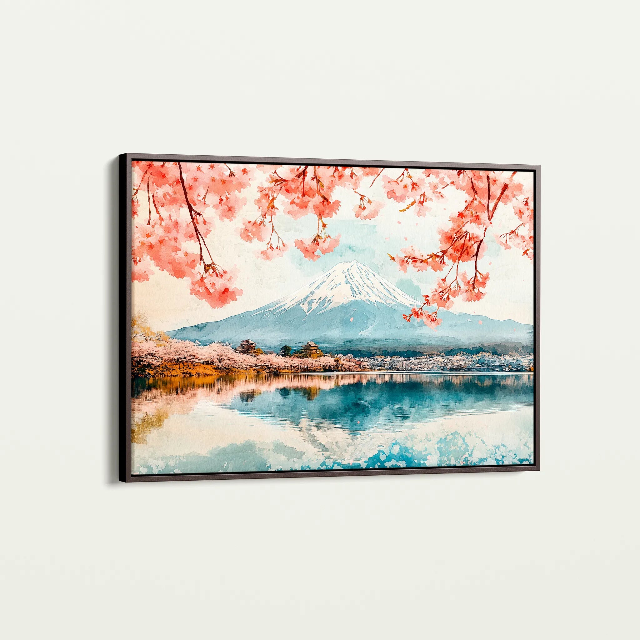 Landscape 291 Canvas Art 18" x 24" / 45 x 60 cm / Black