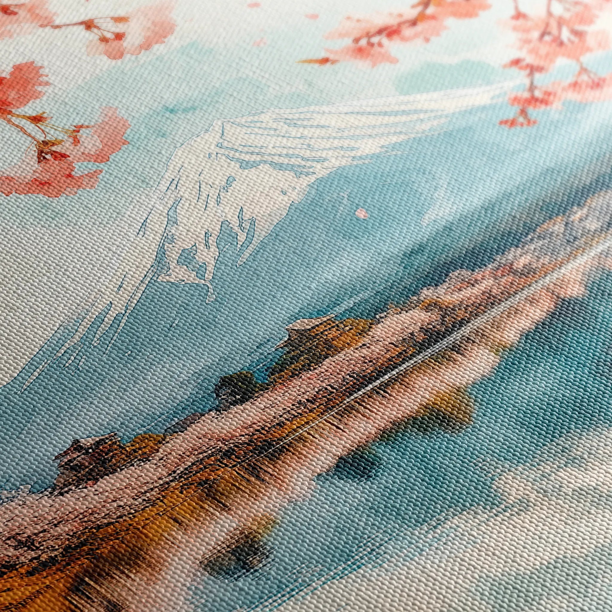 Landscape 291 Canvas Art 18" x 24" / 45 x 60 cm / Black