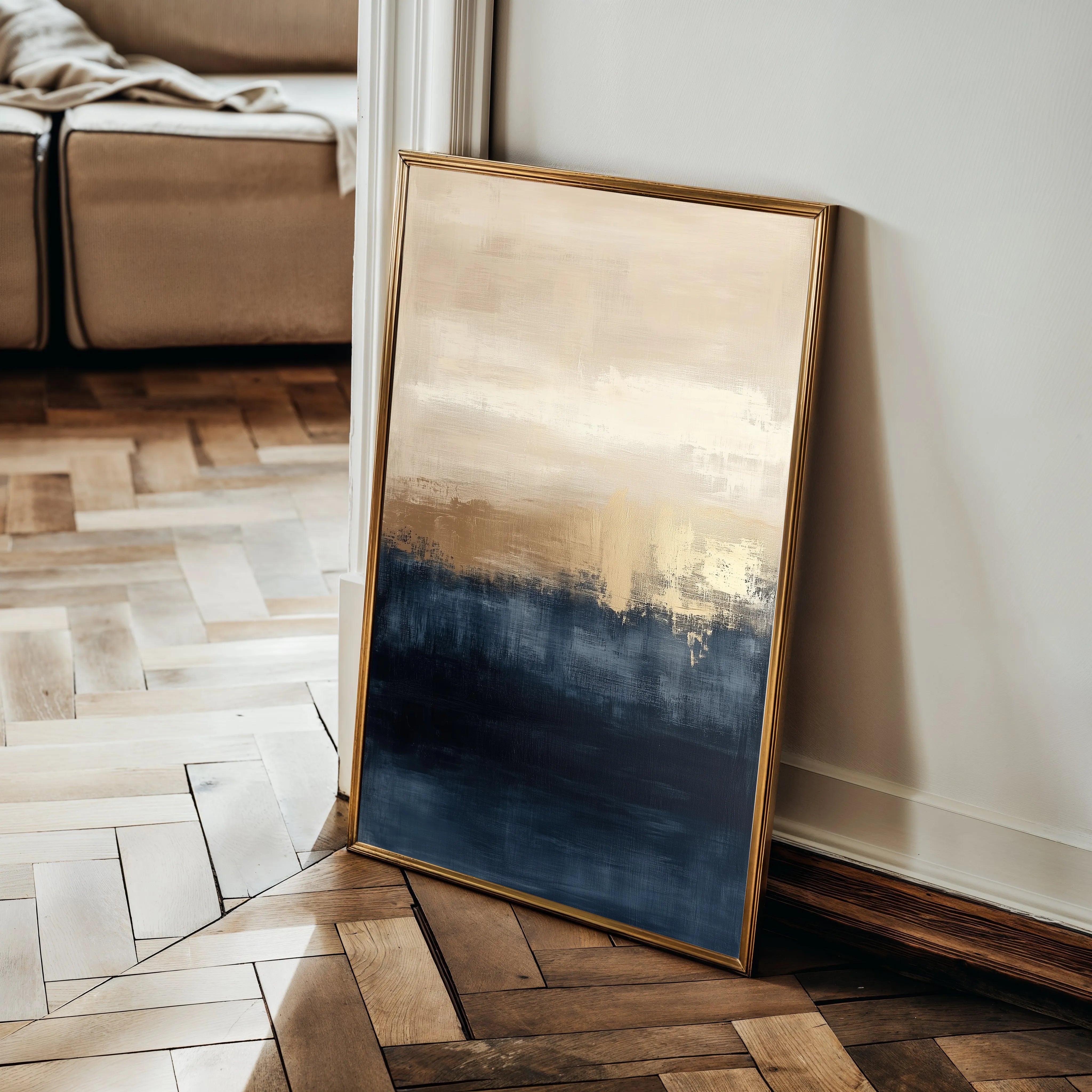 Abstract 292 Canvas Art 18" x 24" / 45 x 60 cm / Black