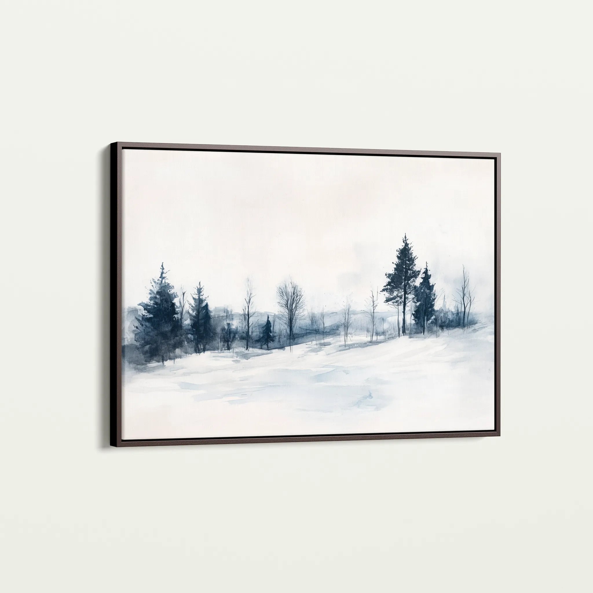 Landscape 294 Canvas Art 18" x 24" / 45 x 60 cm / Black