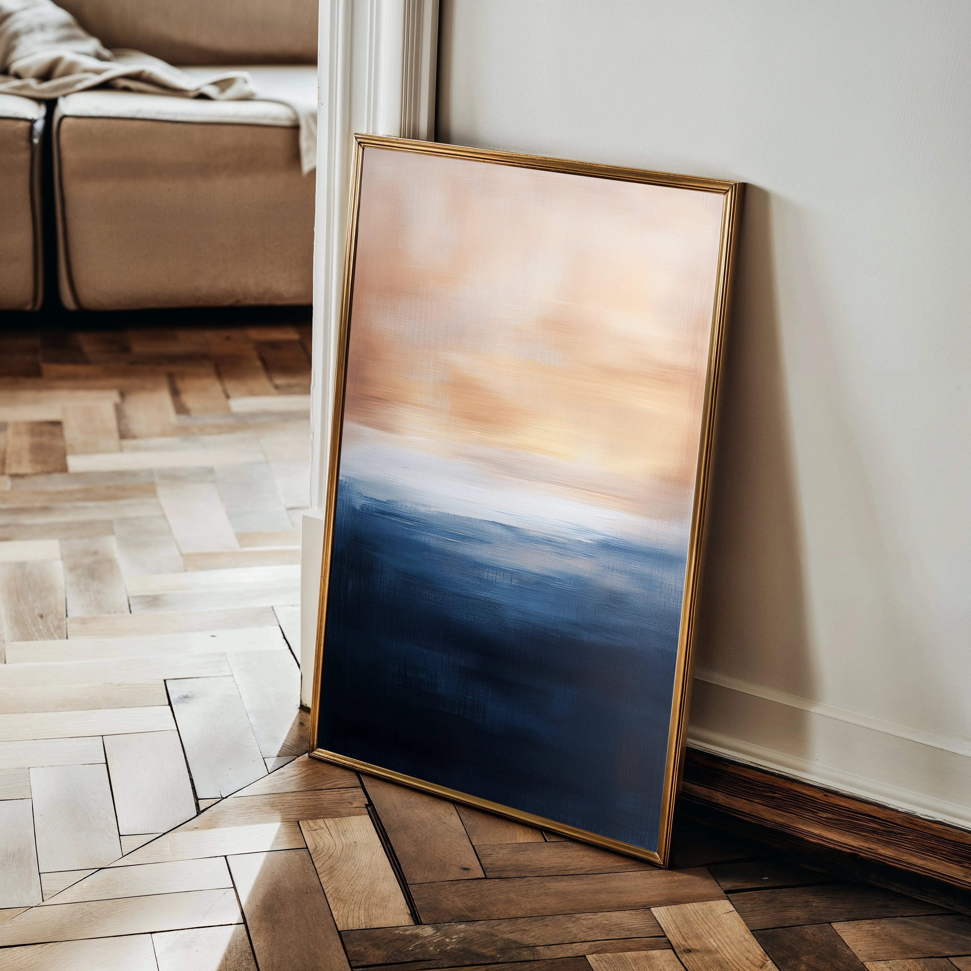 Abstract 295 Canvas Art 18" x 24" / 45 x 60 cm / Black