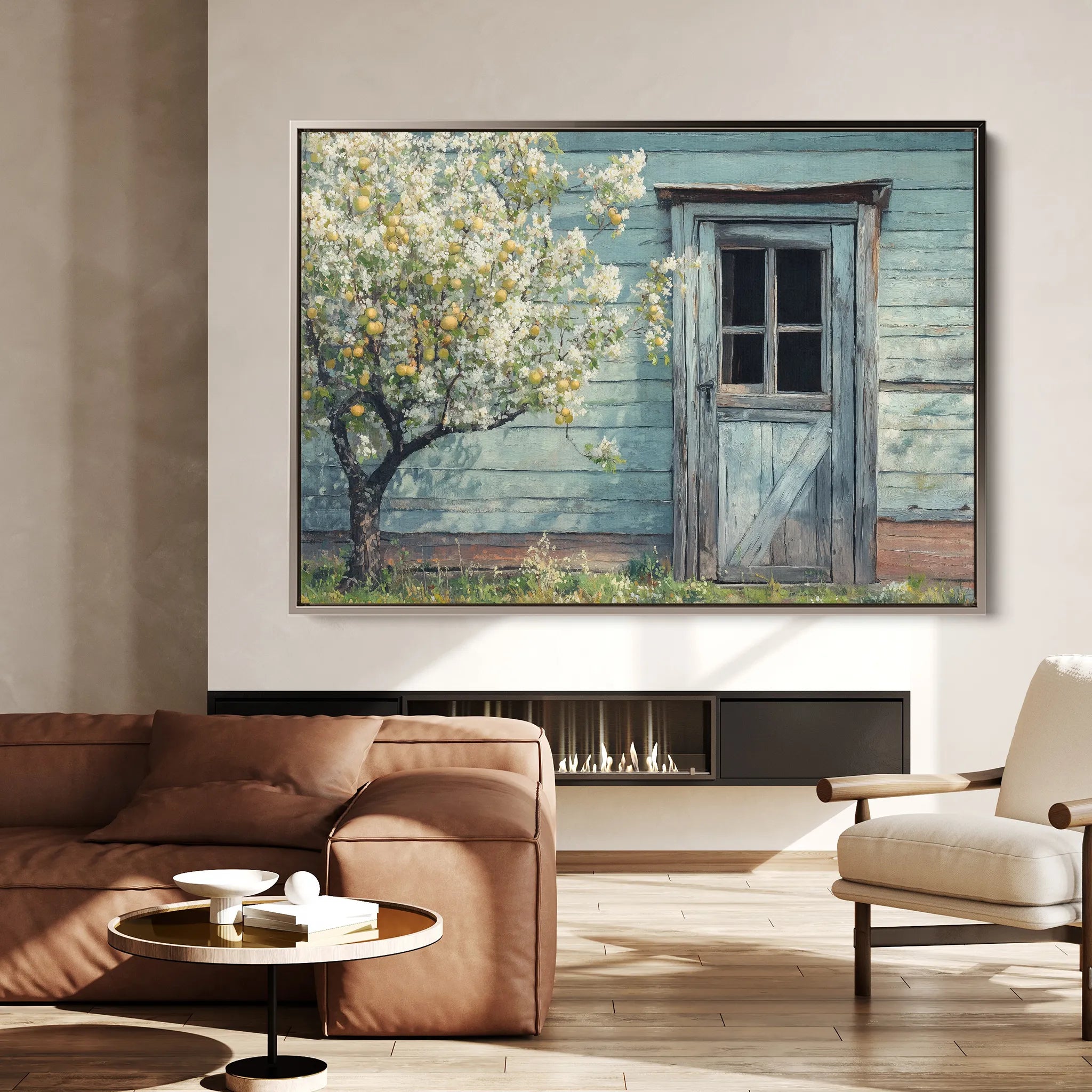 Landscape 295 Canvas Art 18" x 24" / 45 x 60 cm / Black