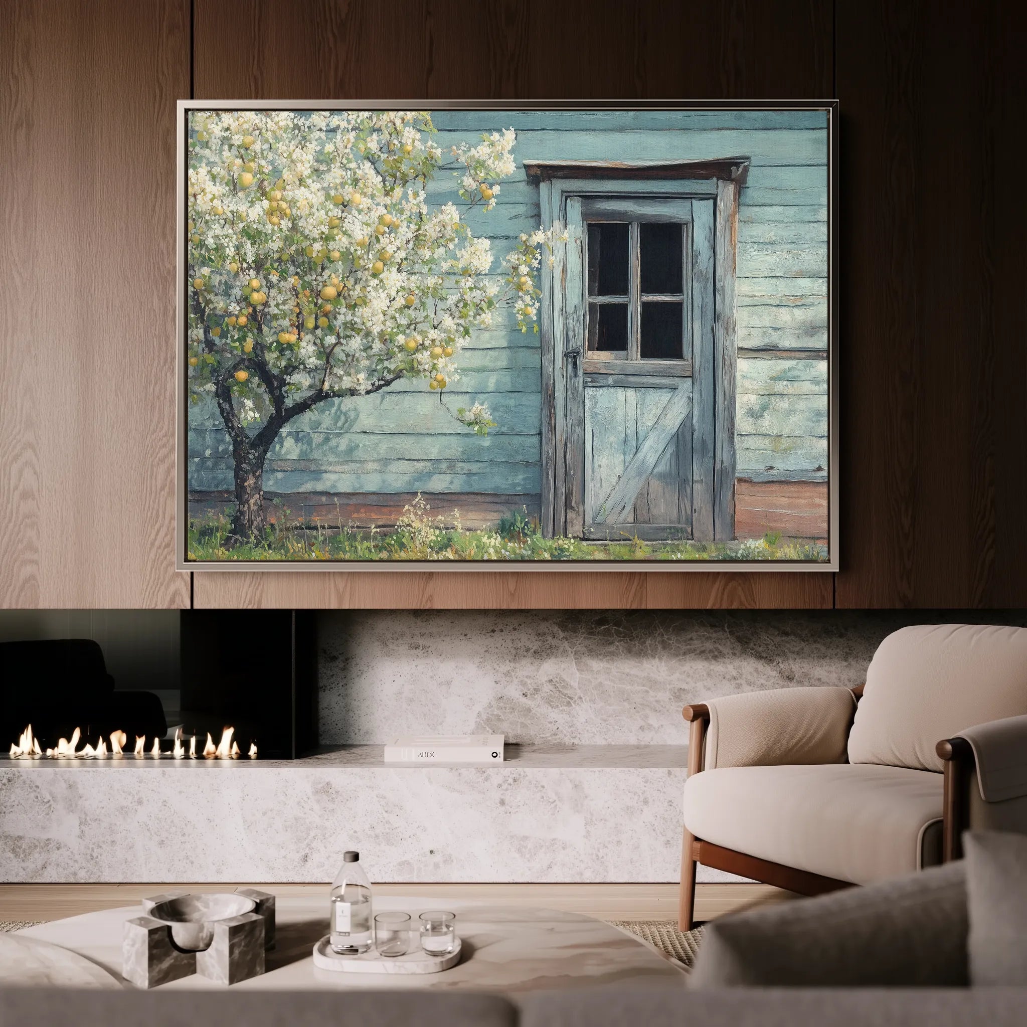 Landscape 295 Canvas Art 18" x 24" / 45 x 60 cm / Black