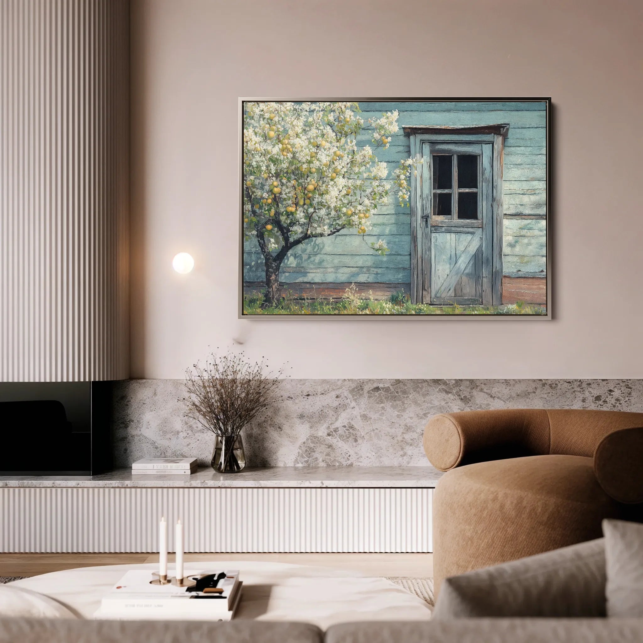 Landscape 295 Canvas Art 18" x 24" / 45 x 60 cm / Black