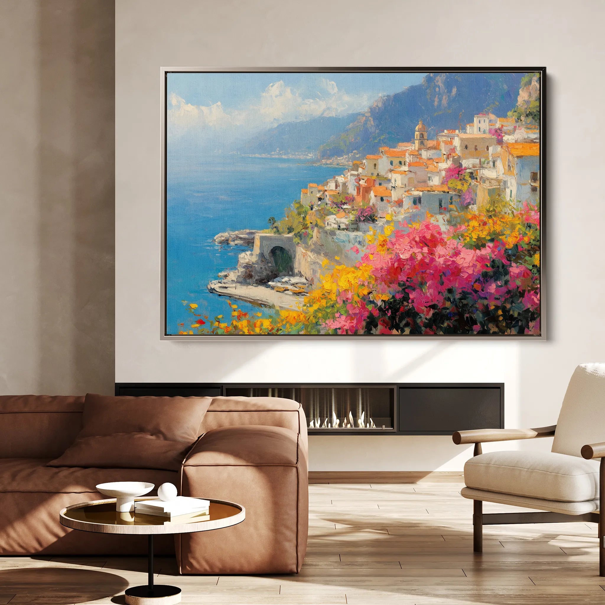 Landscape 296 Canvas Art 18" x 24" / 45 x 60 cm / Black