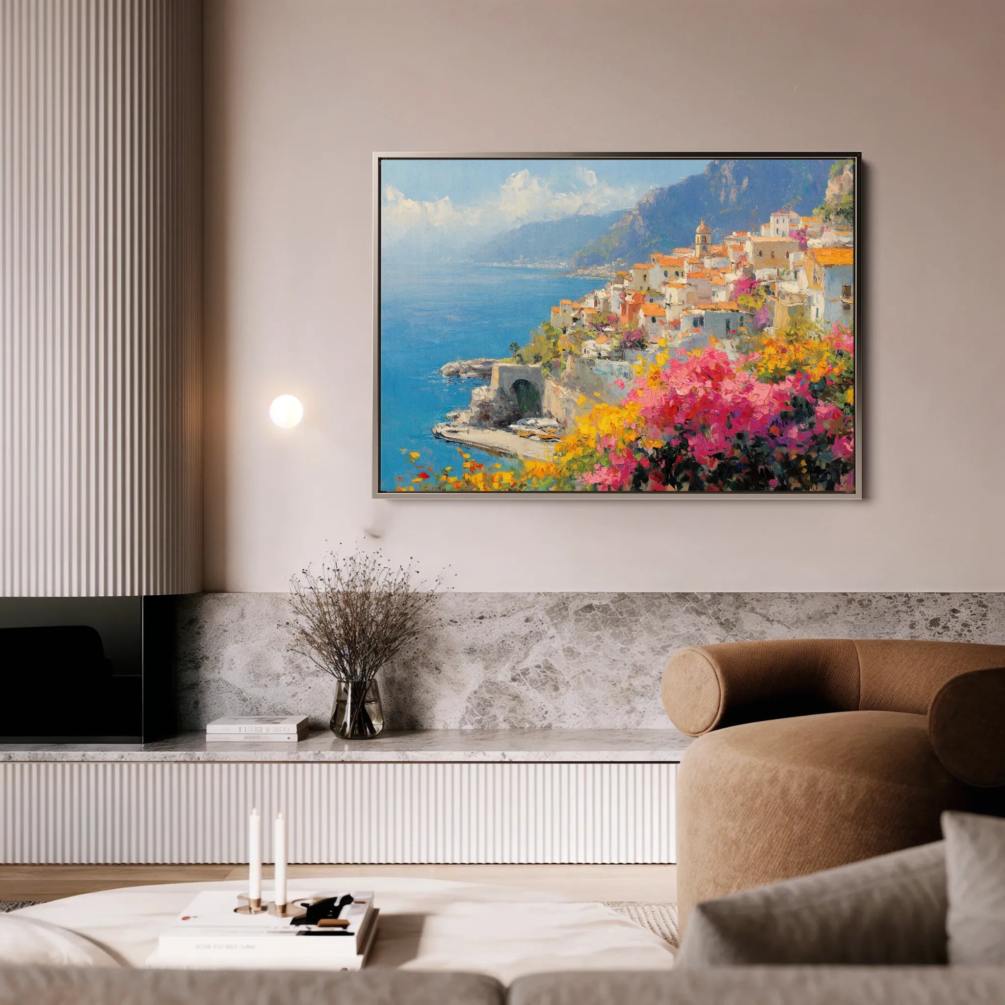 Landscape 296 Canvas Art 18" x 24" / 45 x 60 cm / Black