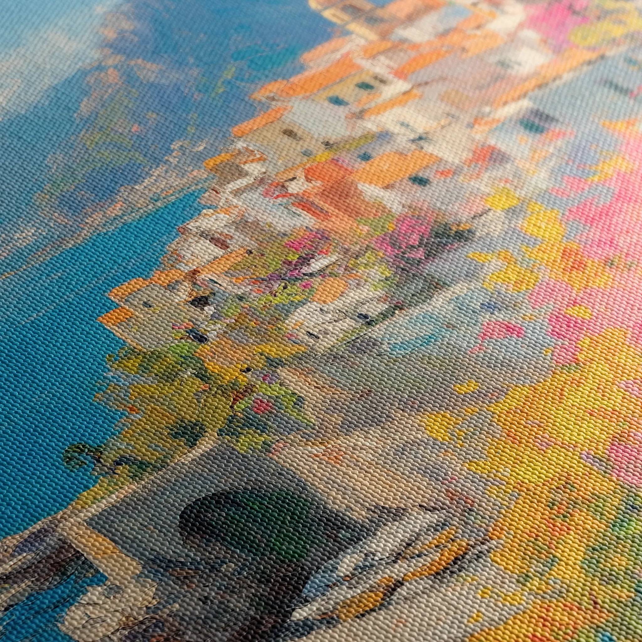 Landscape 296 Canvas Art 18" x 24" / 45 x 60 cm / Black