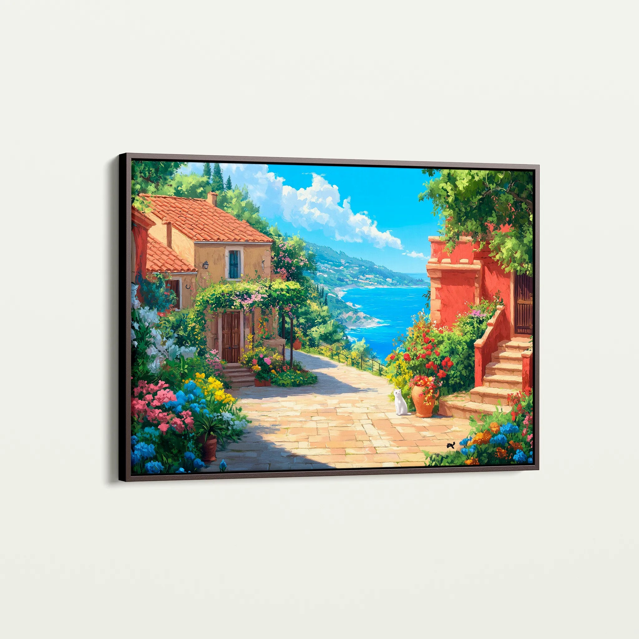 Landscape 297 Canvas Art 18" x 24" / 45 x 60 cm / Black
