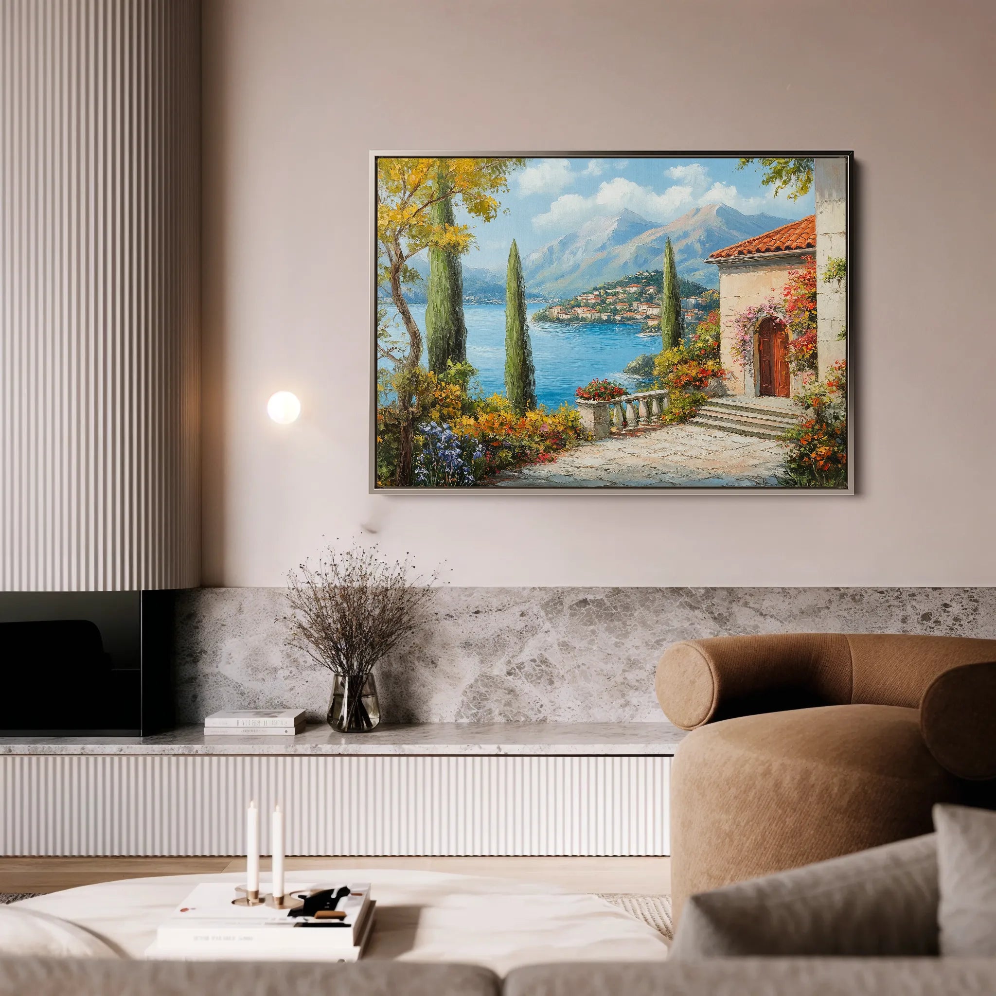 Landscape 298 Canvas Art 18" x 24" / 45 x 60 cm / Black