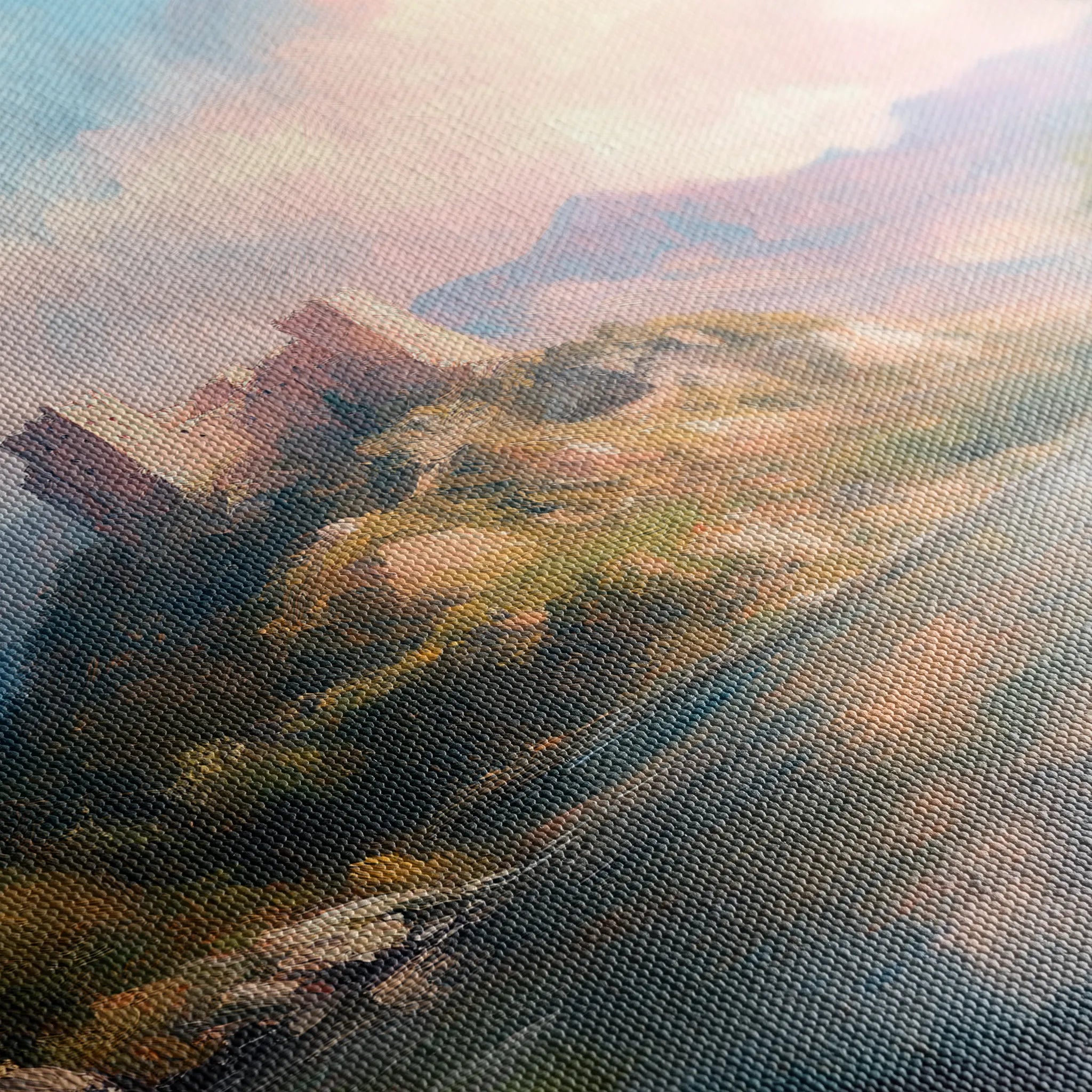 Landscape 300 Canvas Art 18" x 24" / 45 x 60 cm / Black