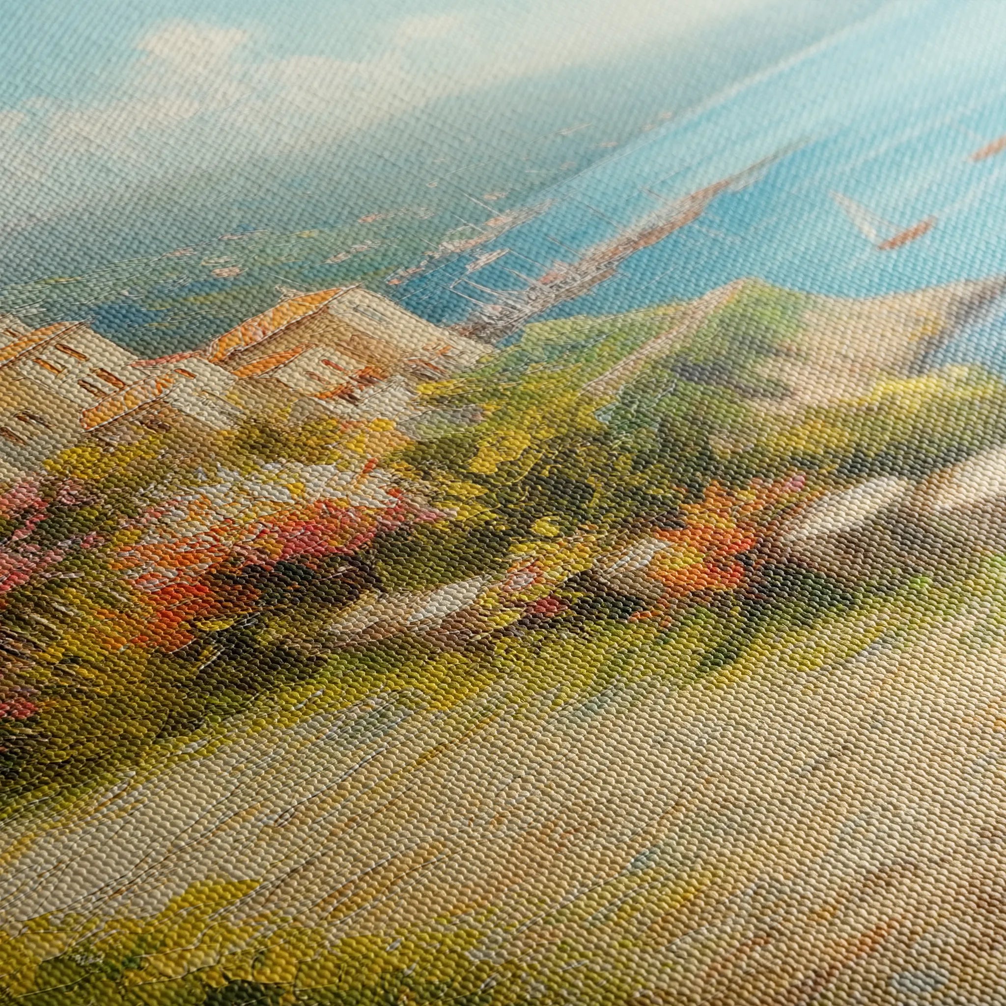 Landscape 302 Canvas Art 18" x 24" / 45 x 60 cm / Black