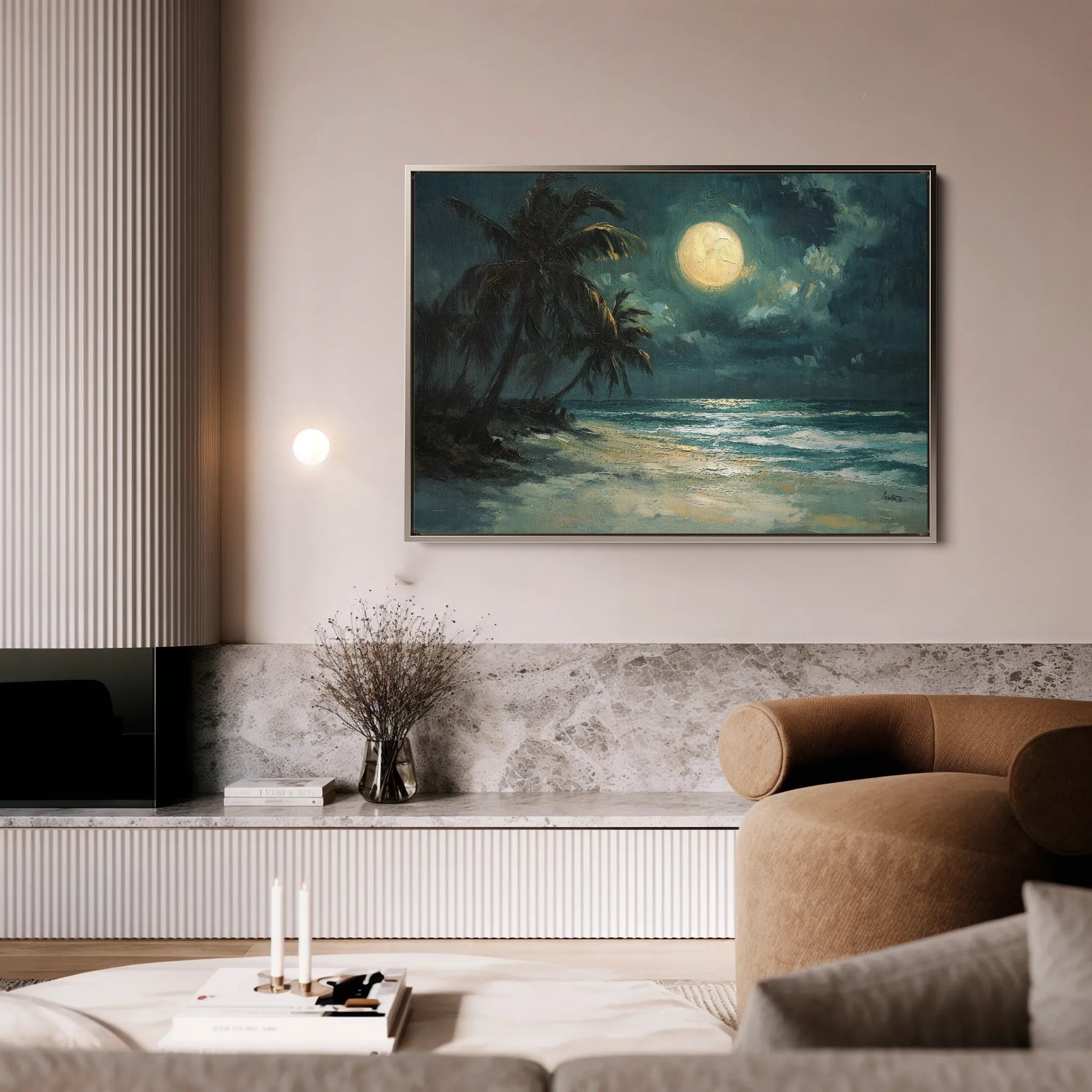 Landscape 303 Canvas Art 18" x 24" / 45 x 60 cm / Black