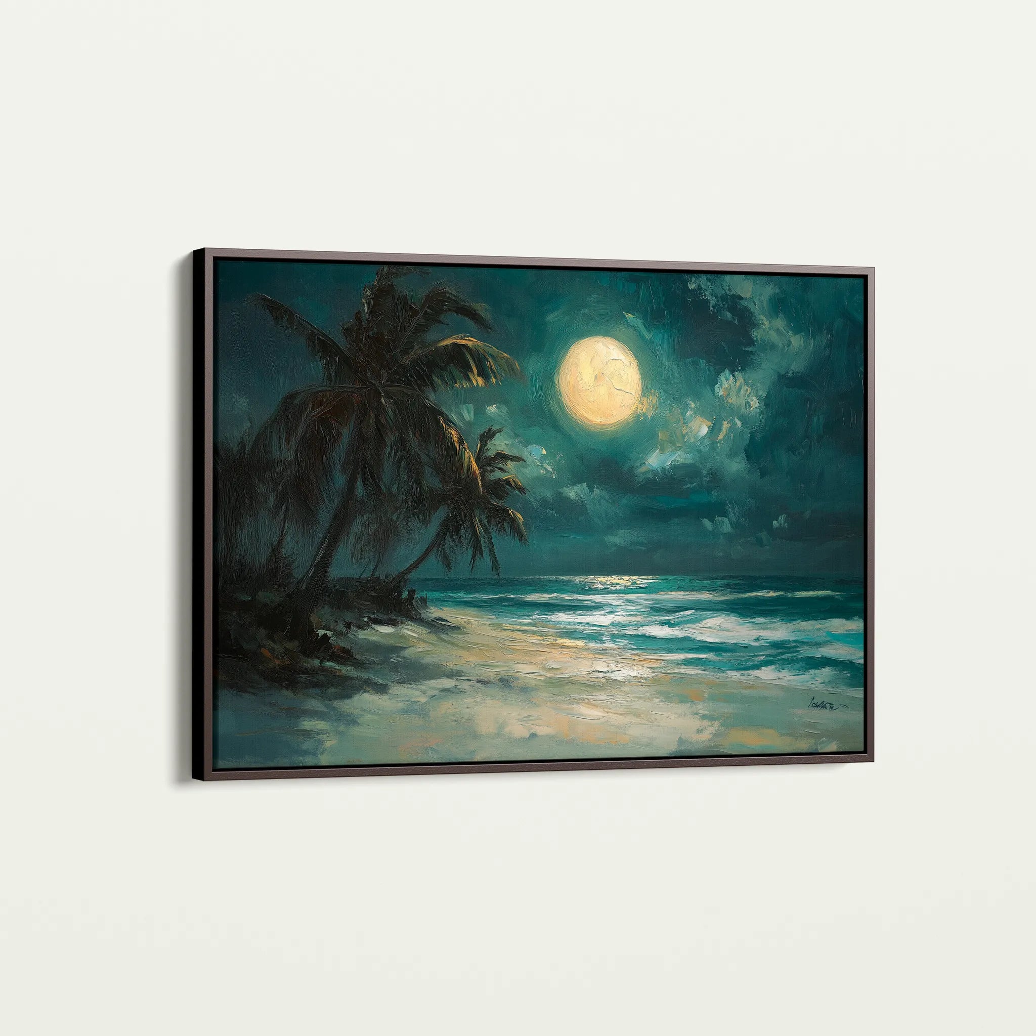 Landscape 303 Canvas Art 18" x 24" / 45 x 60 cm / Black