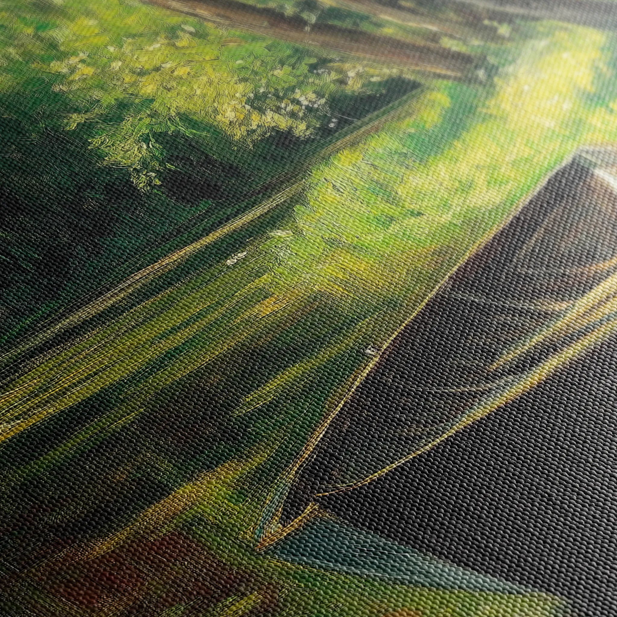 Landscape 307 Canvas Art 18" x 24" / 45 x 60 cm / Black