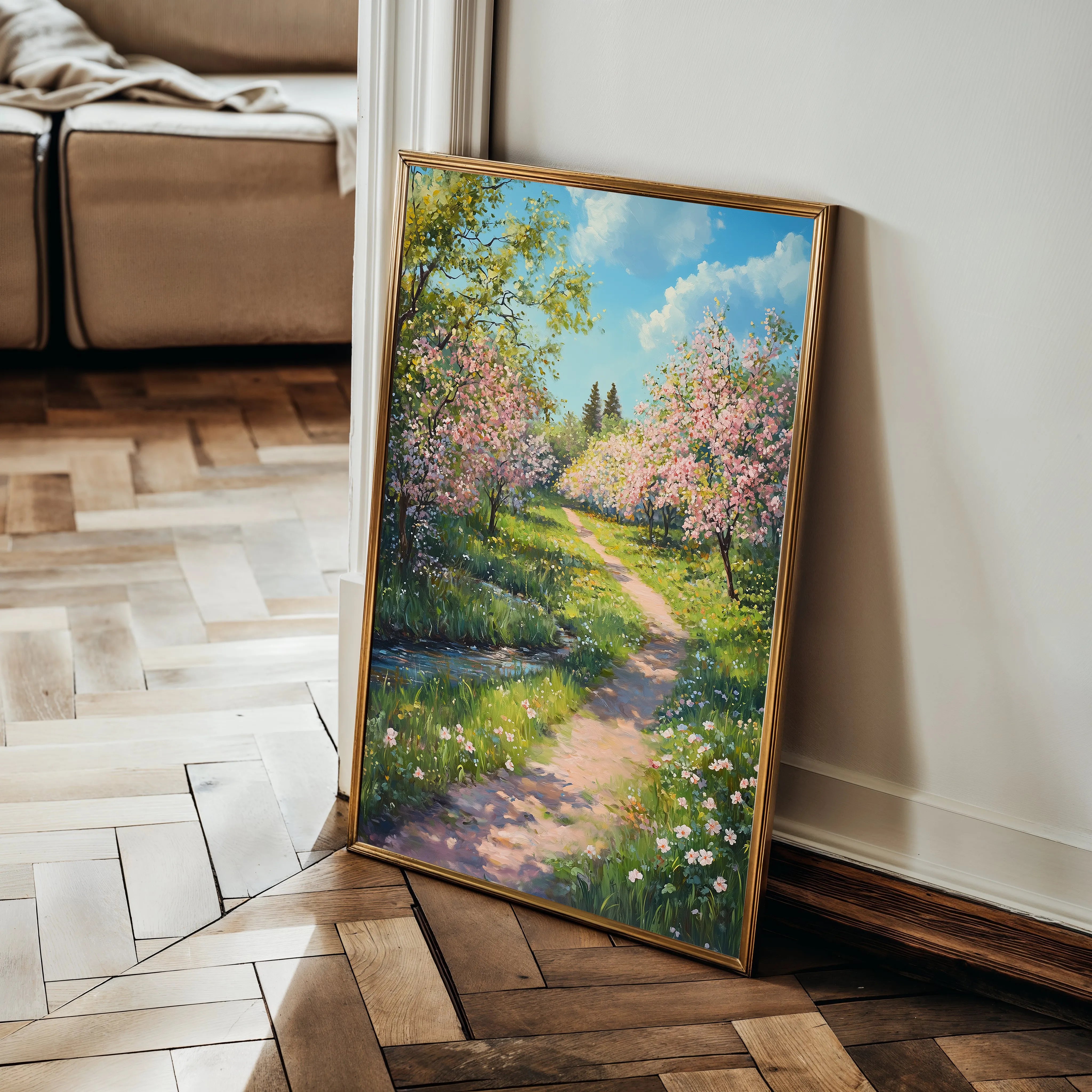 Landscape 312 Canvas Art 18" x 24" / 45 x 60 cm / Black