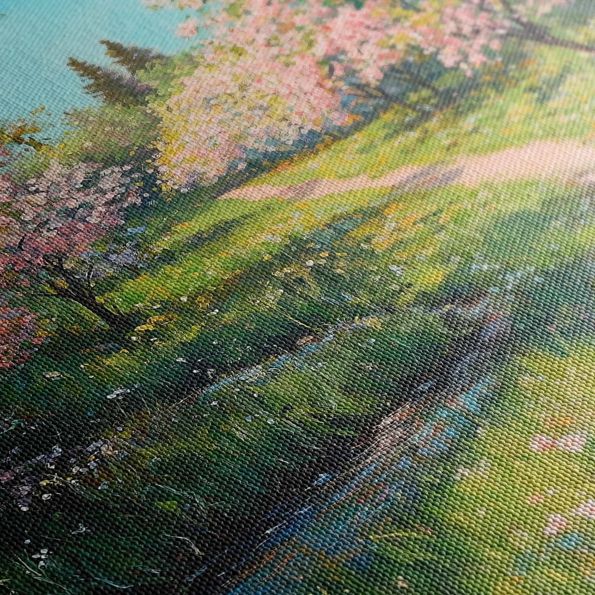 Landscape 312 Canvas Art 18" x 24" / 45 x 60 cm / Black