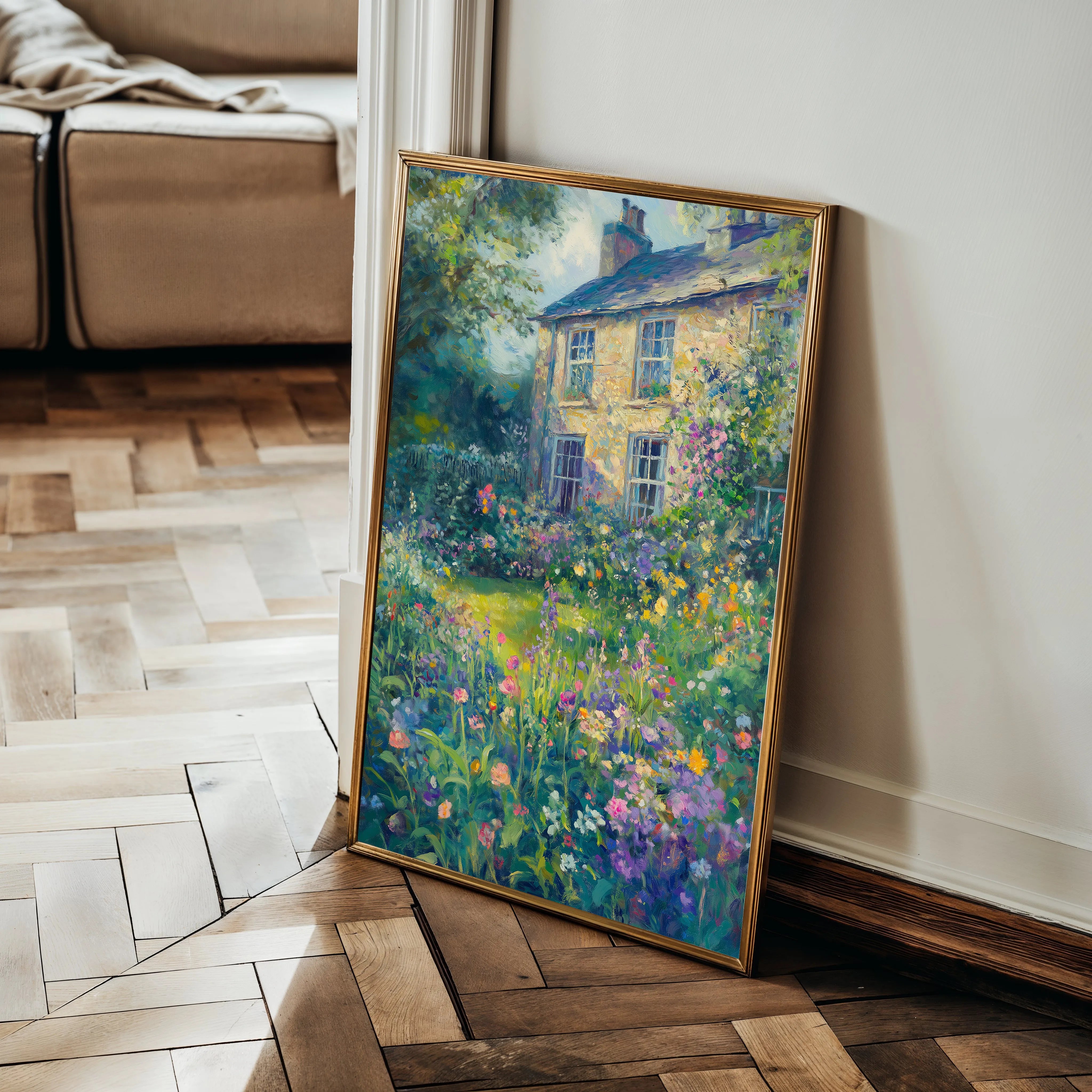 Landscape 313 Canvas Art 18" x 24" / 45 x 60 cm / Black