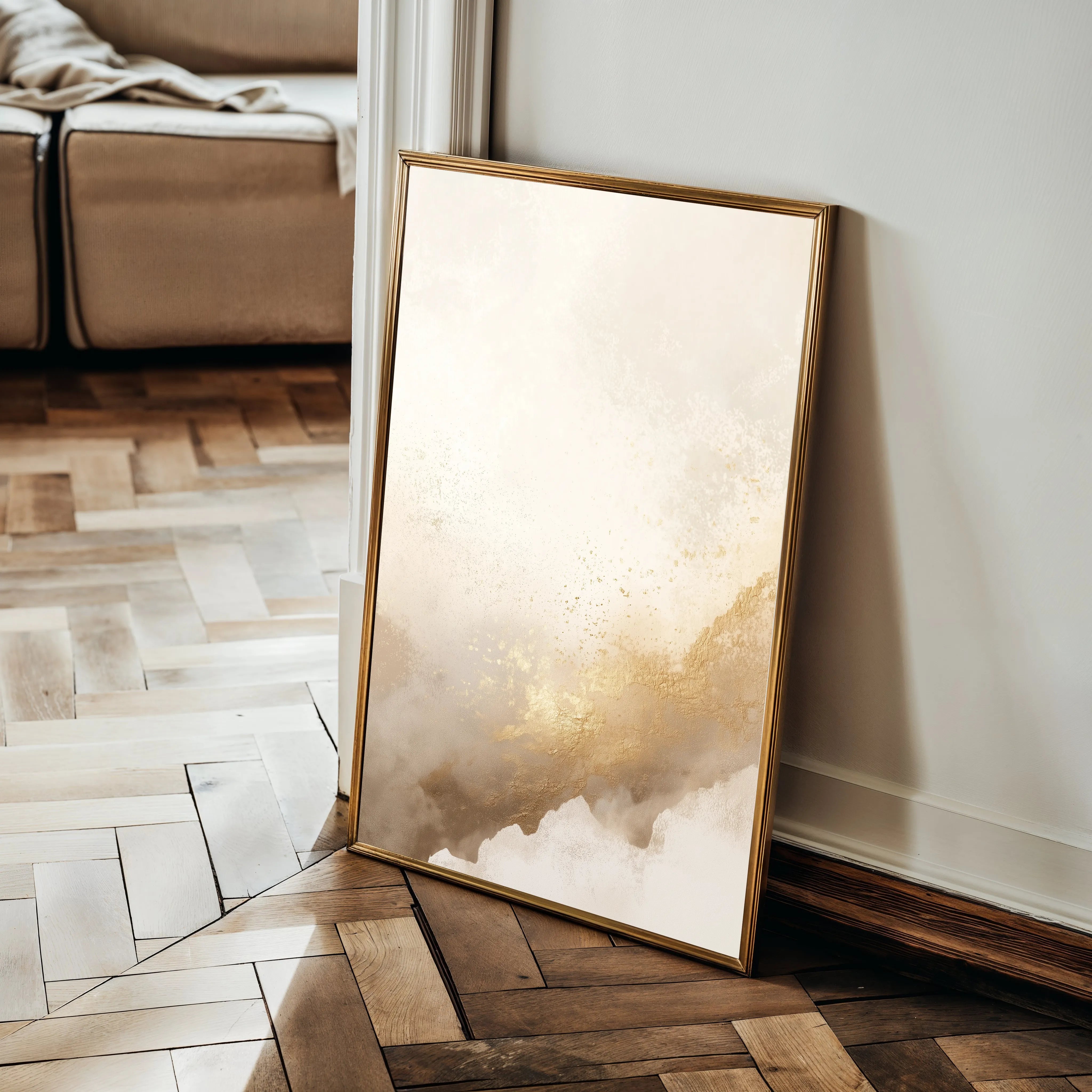 Abstract 314 Canvas Art 18" x 24" / 45 x 60 cm / Black