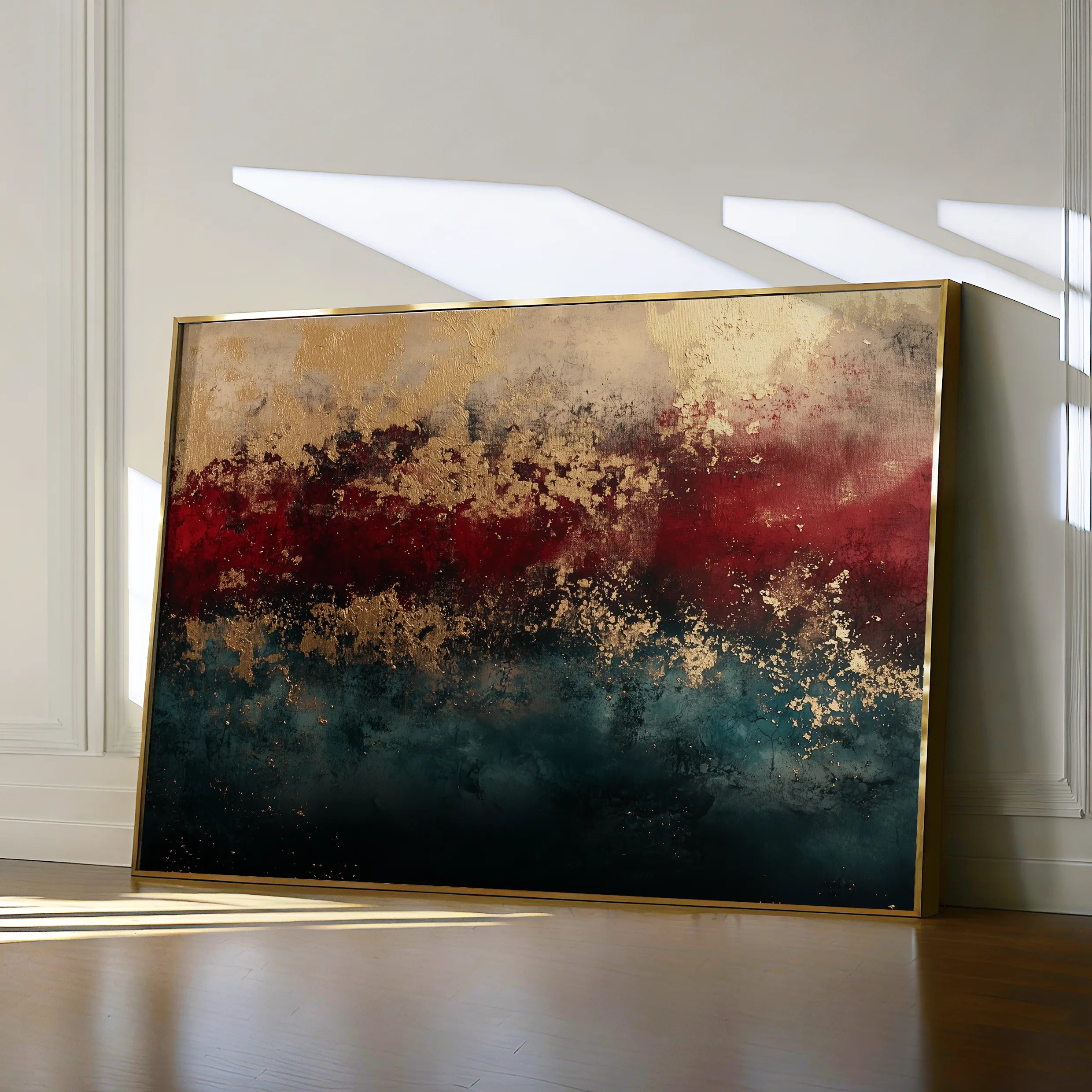 Abstract 322 Canvas Art 18" x 24" / 45 x 60 cm / Black