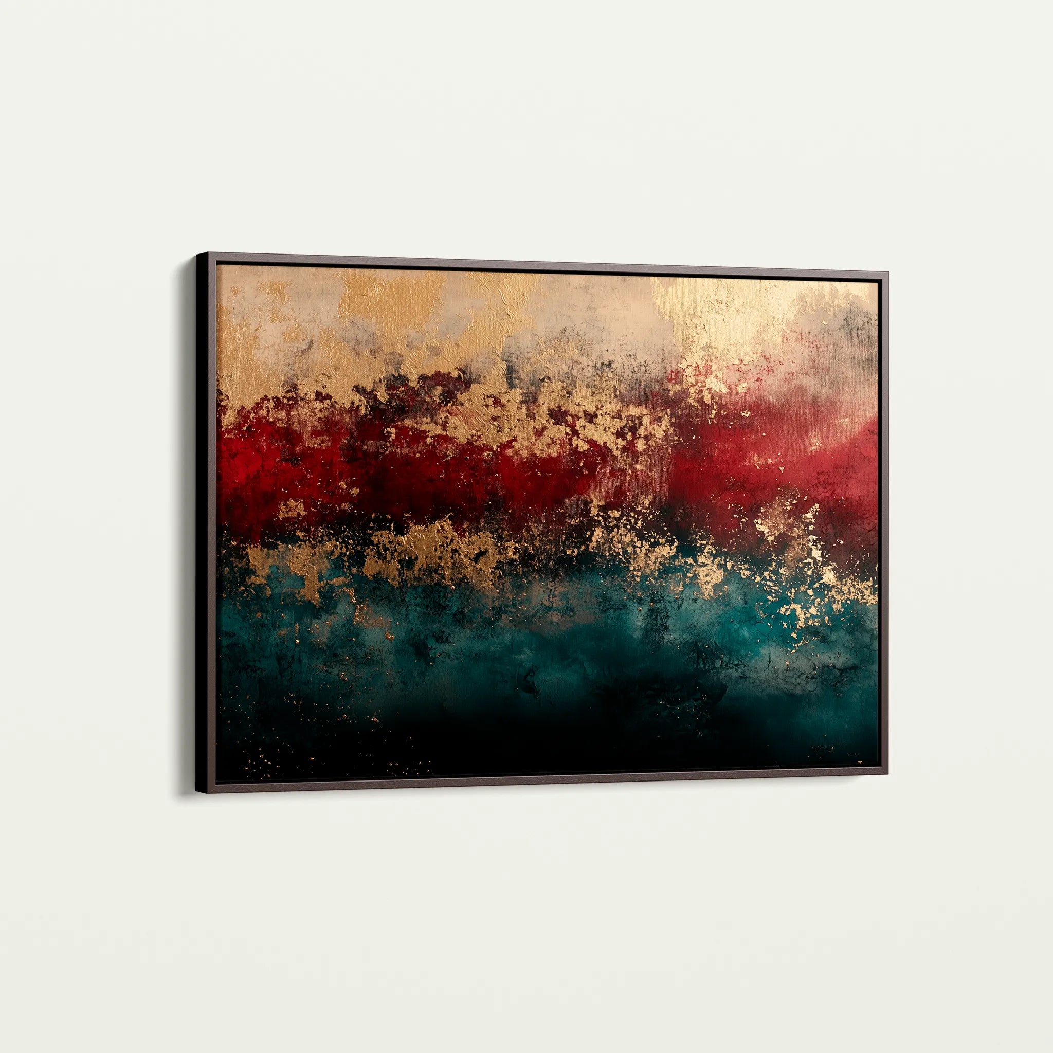 Abstract 322 Canvas Art 18" x 24" / 45 x 60 cm / Black