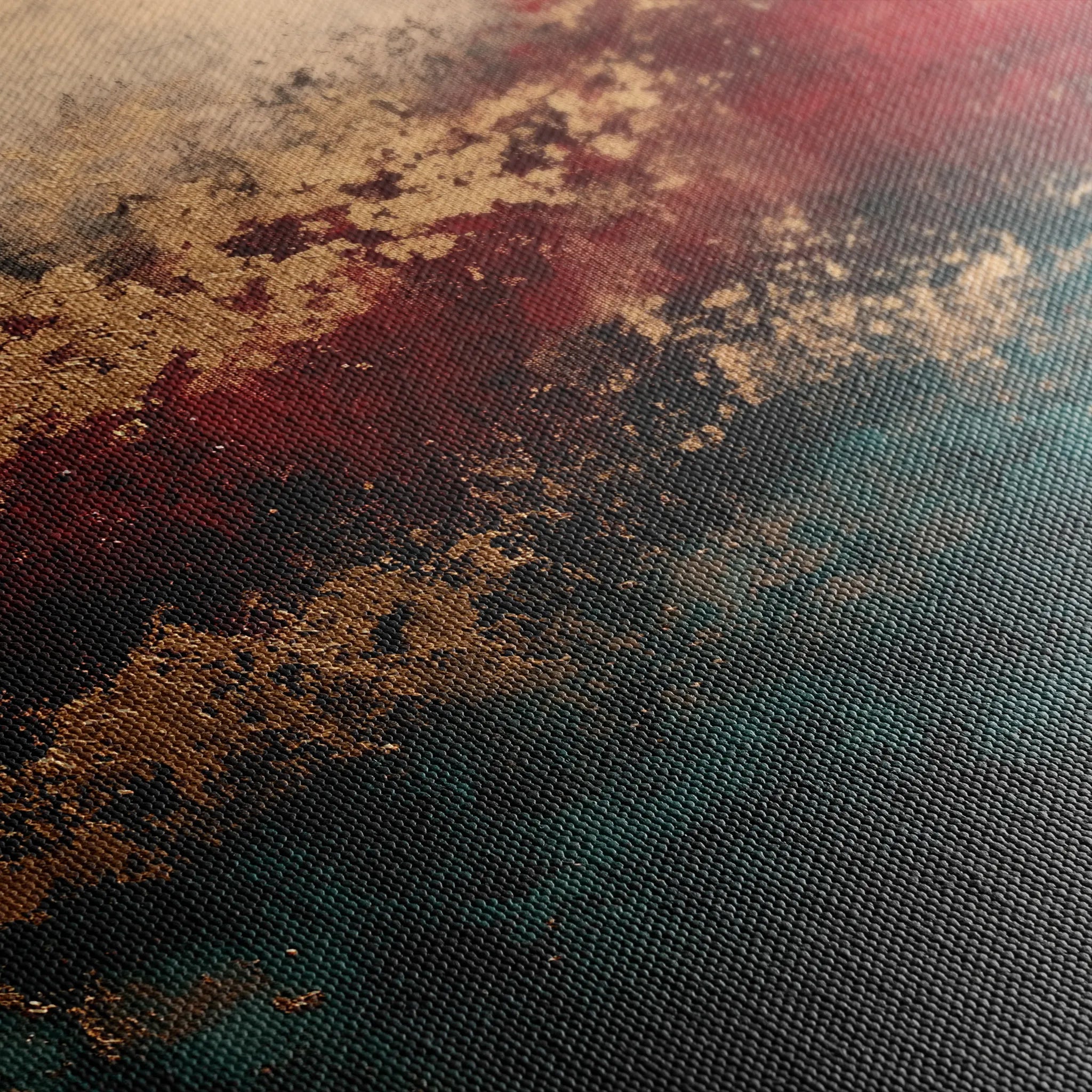 Abstract 322 Canvas Art 18" x 24" / 45 x 60 cm / Black