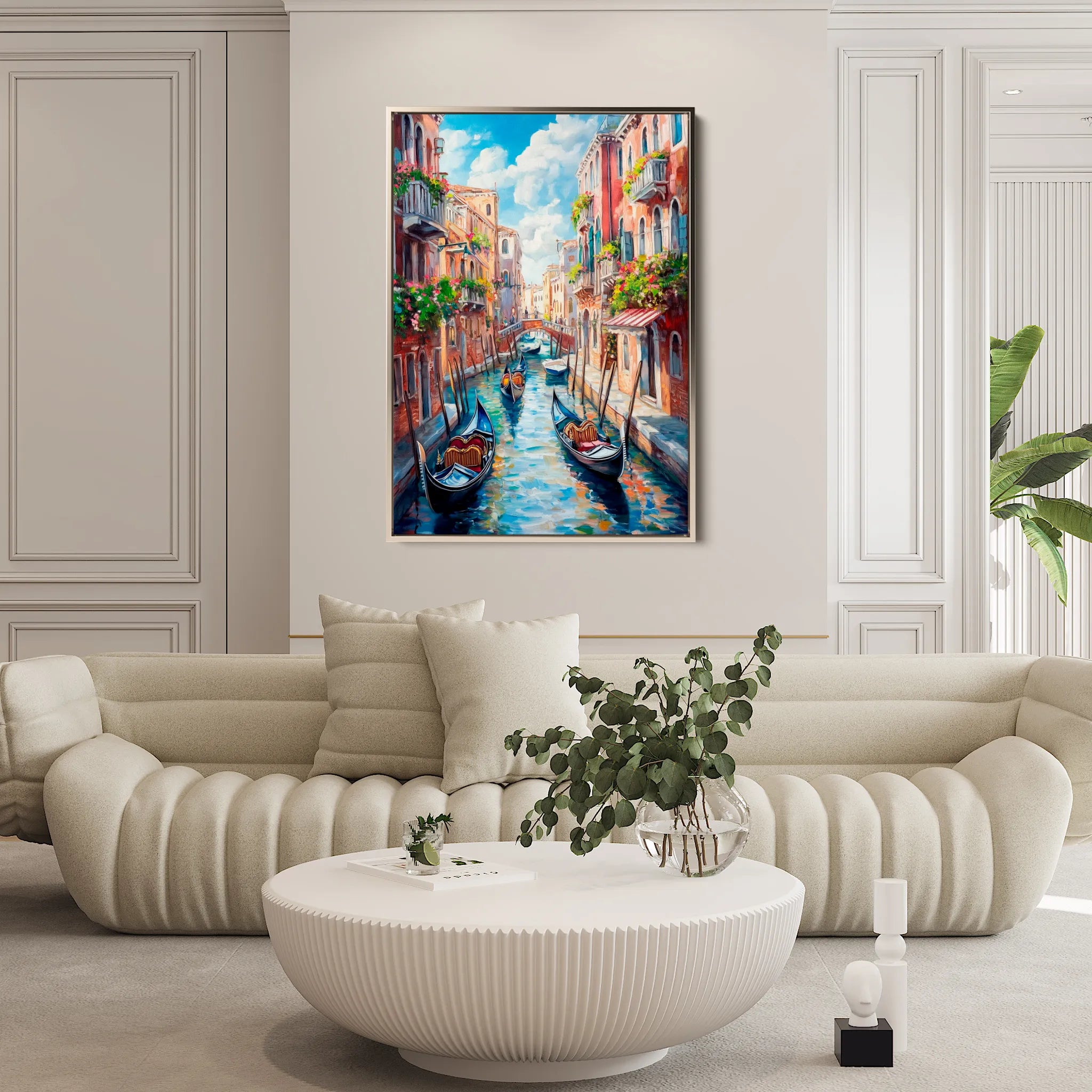 Landscape 322 Canvas Art 18" x 24" / 45 x 60 cm / Black