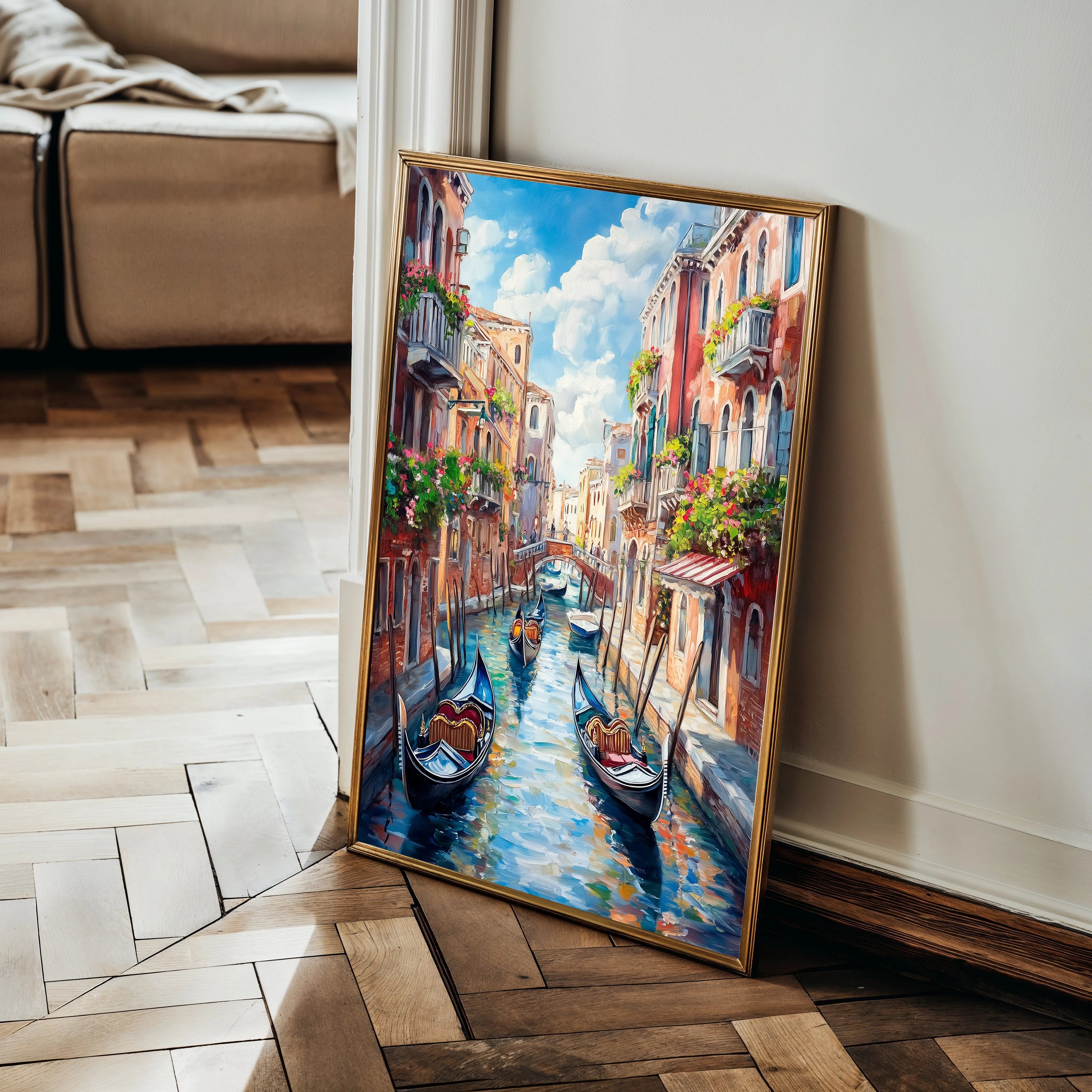 Landscape 322 Canvas Art 18" x 24" / 45 x 60 cm / Black